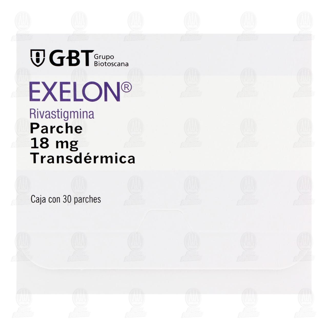 Exelon 18 mg, 30 Parches. image number 1