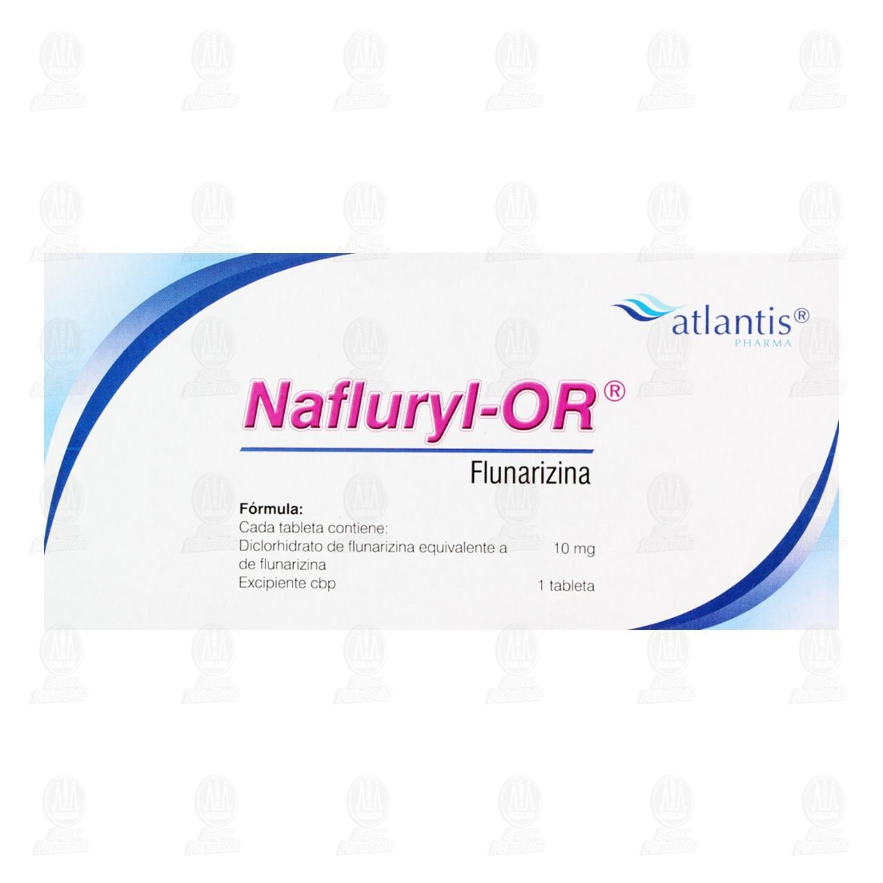 Nafluryl-OR 10 mg, 20 Tabletas. image number 2