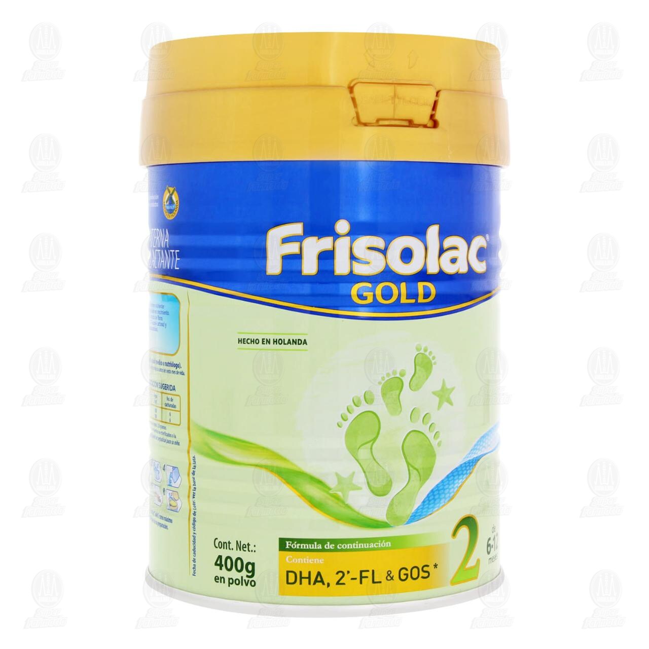 F&oacute;rmula Infantil Frisolac Gold 2 Primeros Pasos en Polvo (Edad 6-12 Meses), 400 gr. image number 0