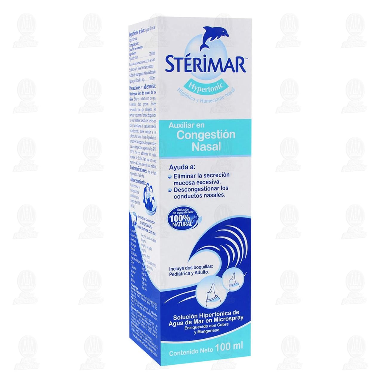 Sterimar Agua Marina para Congestión Nasal por Sinusitis y Resfriados