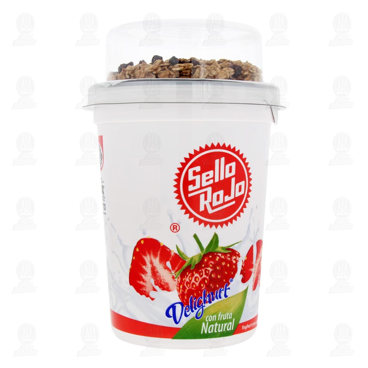 Yoghurt Sello Rojo Delighurt con Fresa + Granola, 900 gr. image number 0