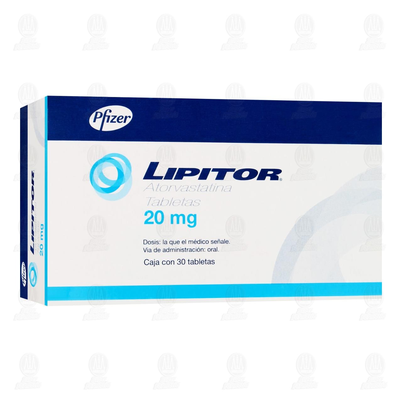 Lipitor 20 mg, 30 Tabletas. image number 0