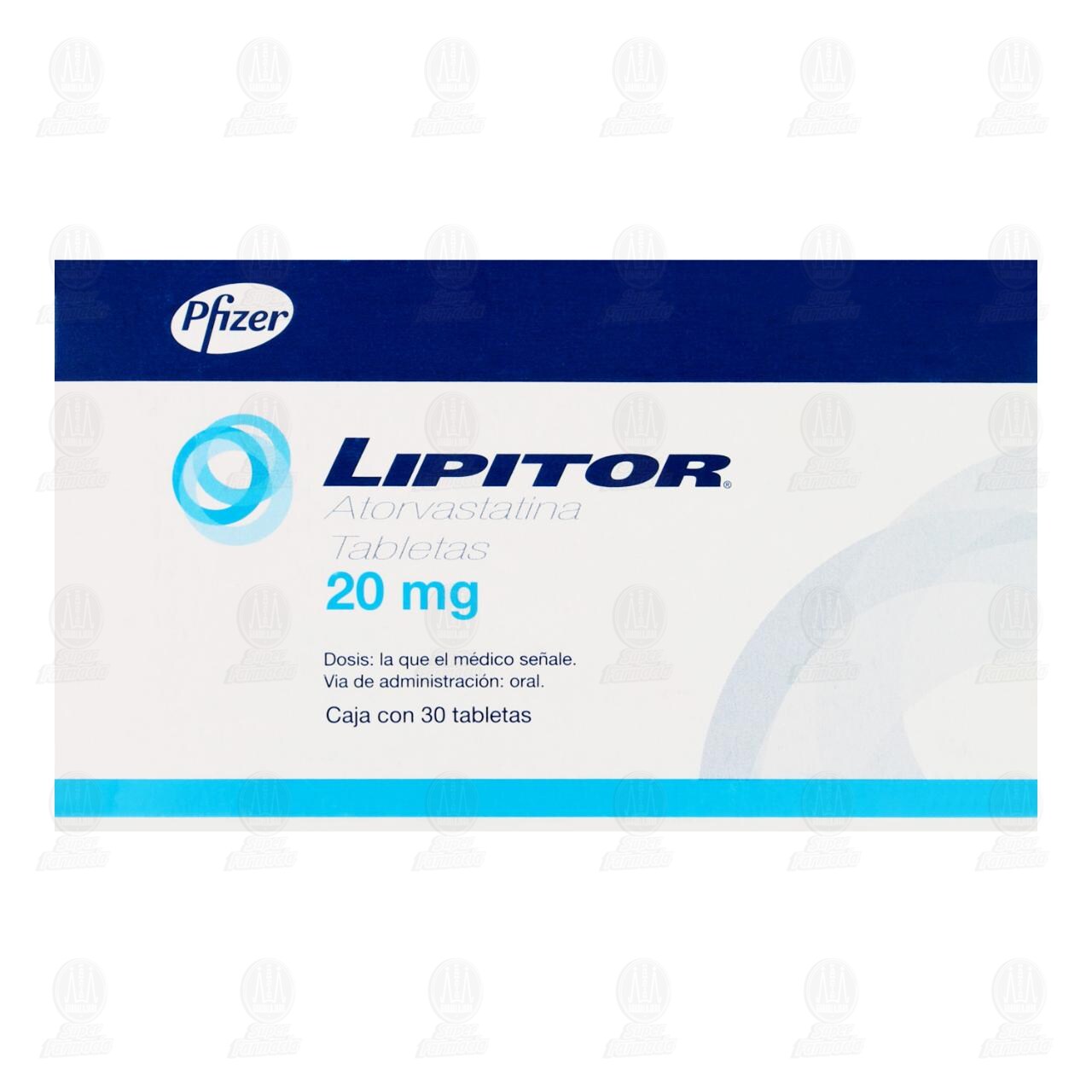 Lipitor 20 mg, 30 Tabletas. image number 1