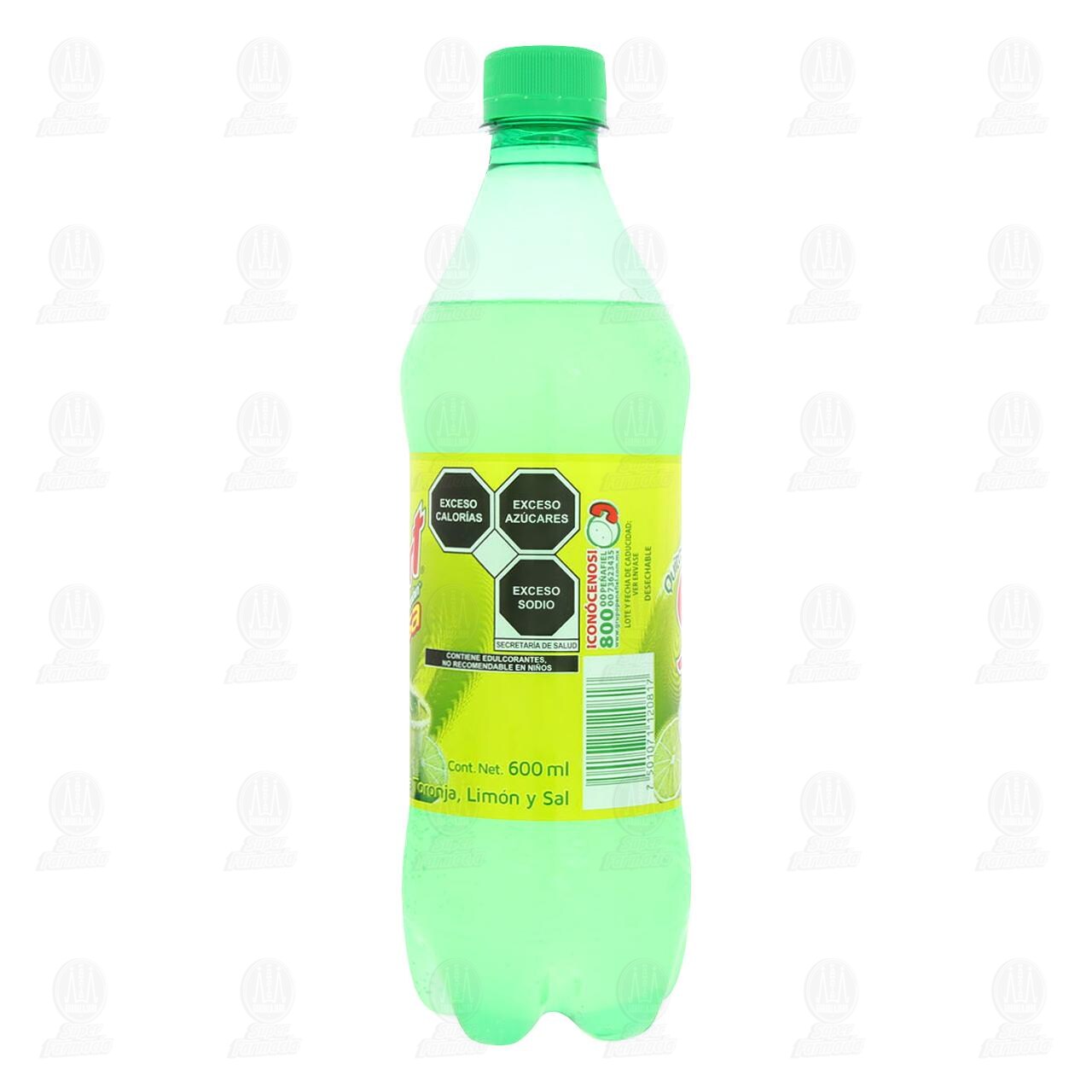 Refresco Squirt Quitased Rusa Sal y Lim&oacute;n, 600 ml. image number 2