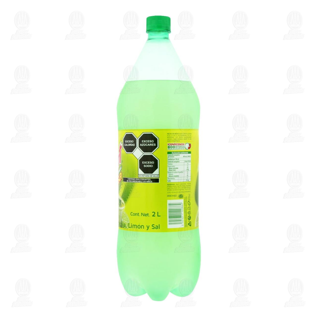 Refresco Squirt Quitased Rusa Sal y Lim&oacute;n, 2 l. image number 2