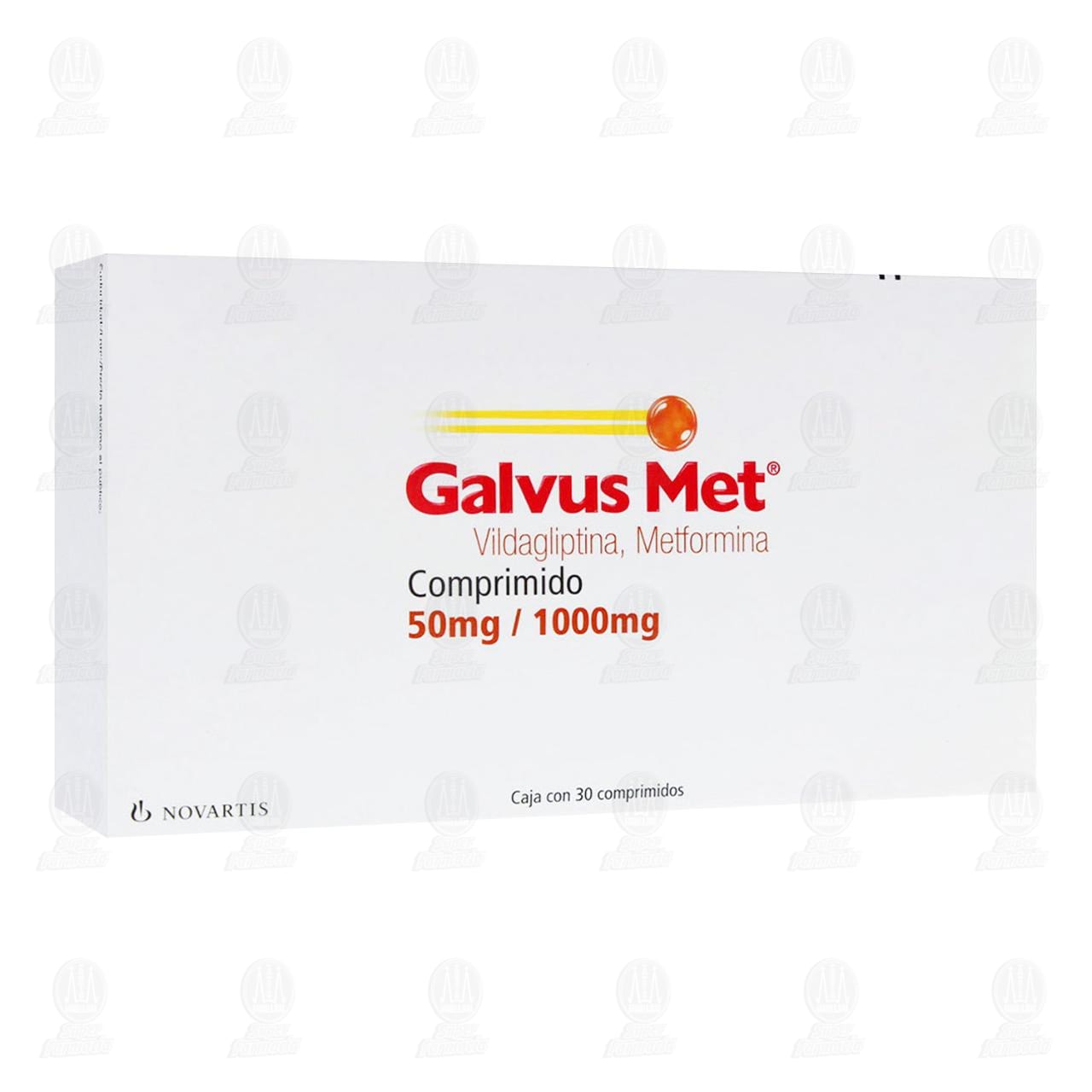 Galvus Met 50mg/1000mg, 30 Comprimidos.