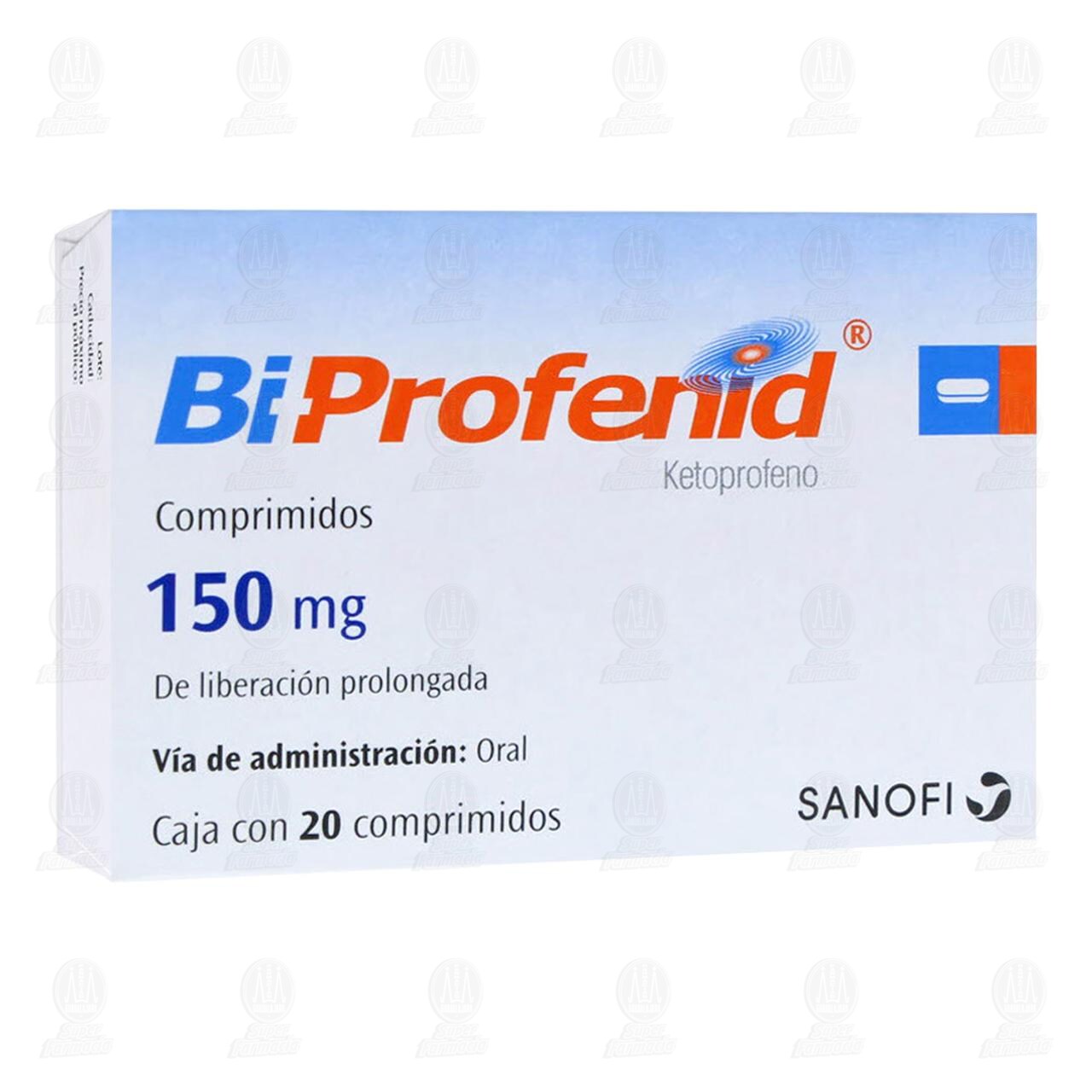 Bi Profenid 150 mg, 20 Comprimidos. image number 0