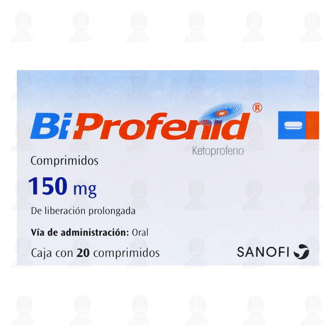 Bi Profenid 150 mg, 20 Comprimidos. image number 1