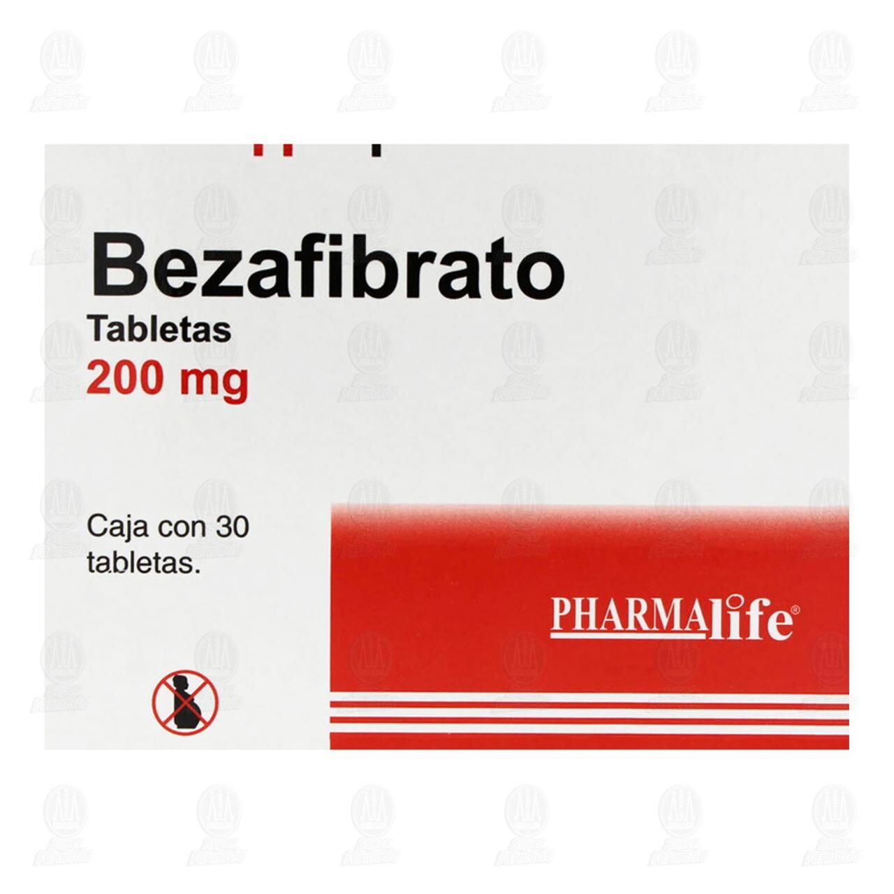 Bezafibrato 200 mg, 30 Tabletas Pharmalife. image number 2
