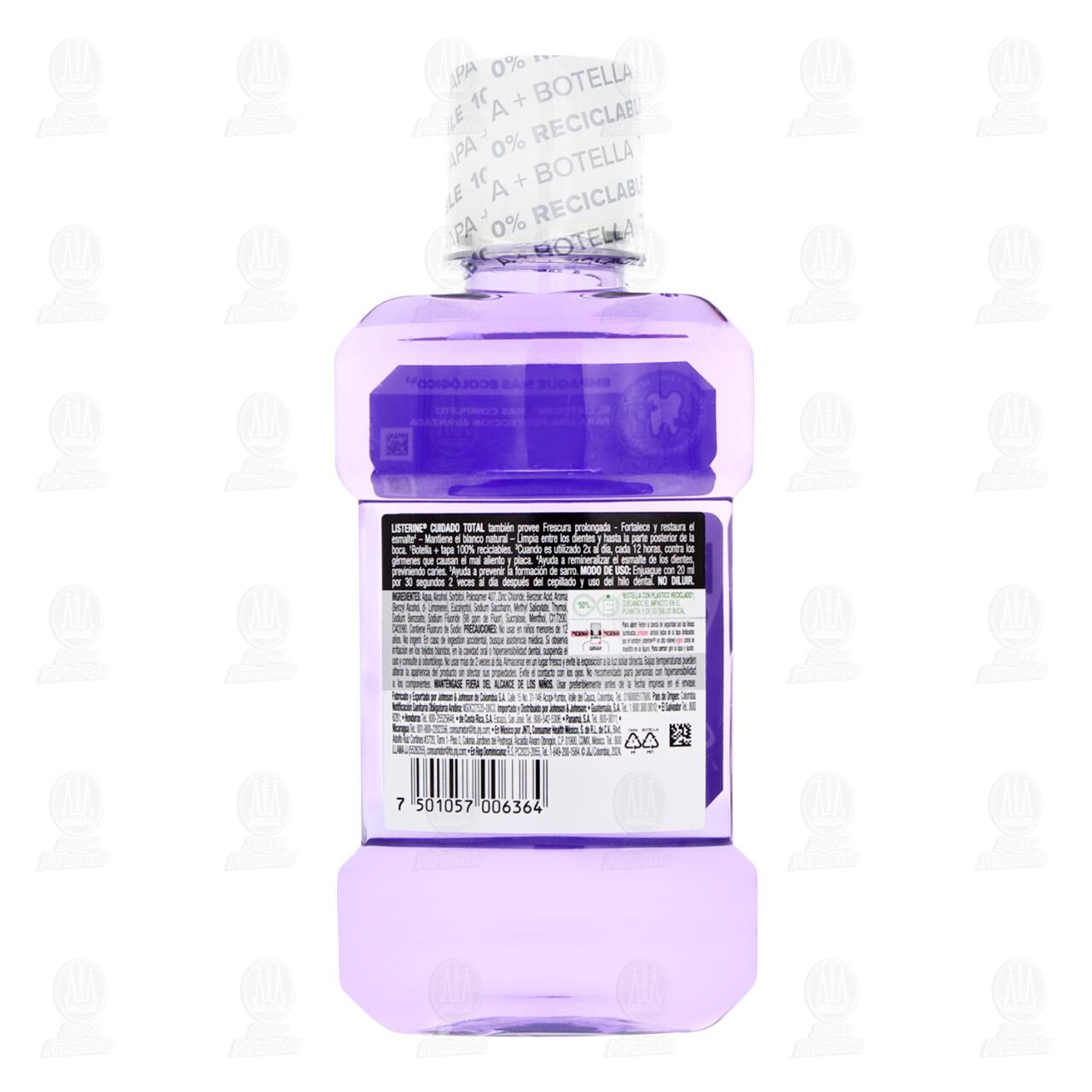 Enjuague Bucal Listerine Cuidado Total Frescura Intensa, 250 ml. image number 2