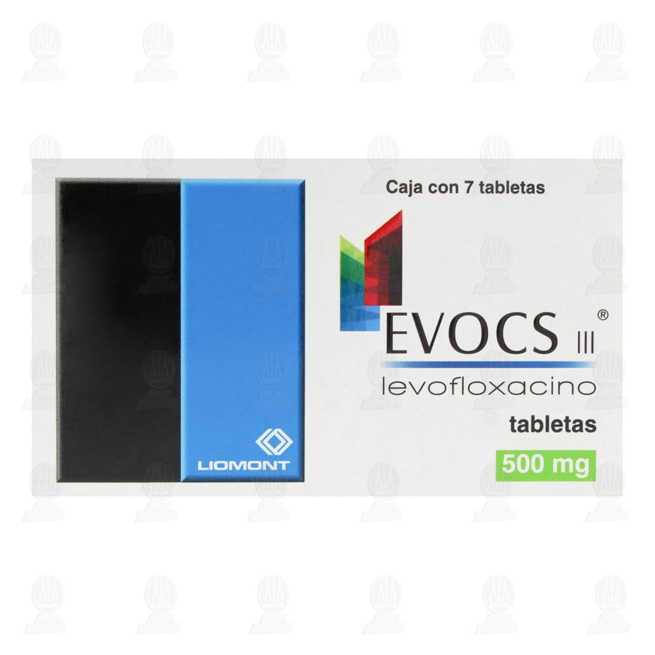 Evocs III 500 mg, 7 Tabletas. image number 1