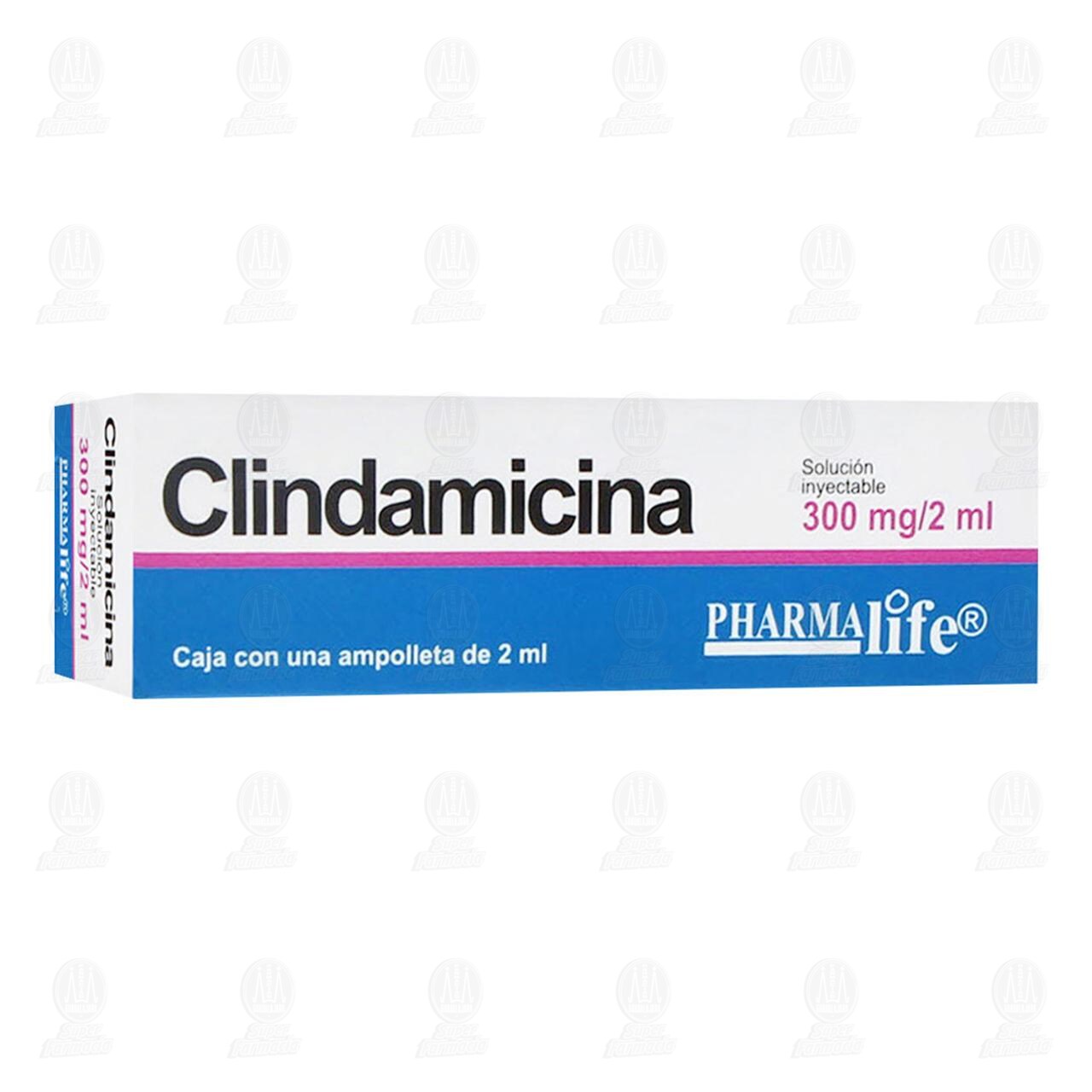Clindamicina 300mg/2ml, 1 Ampolleta Pharmalife. image number 0