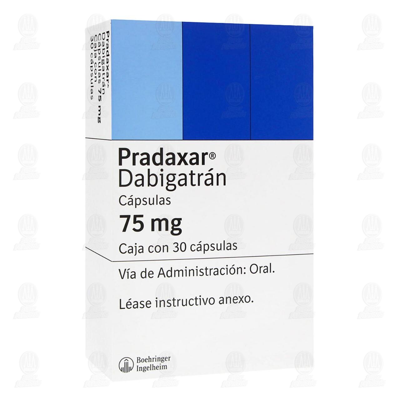 Pradaxar 75 mg, 30 C&aacute;psulas. image number 0