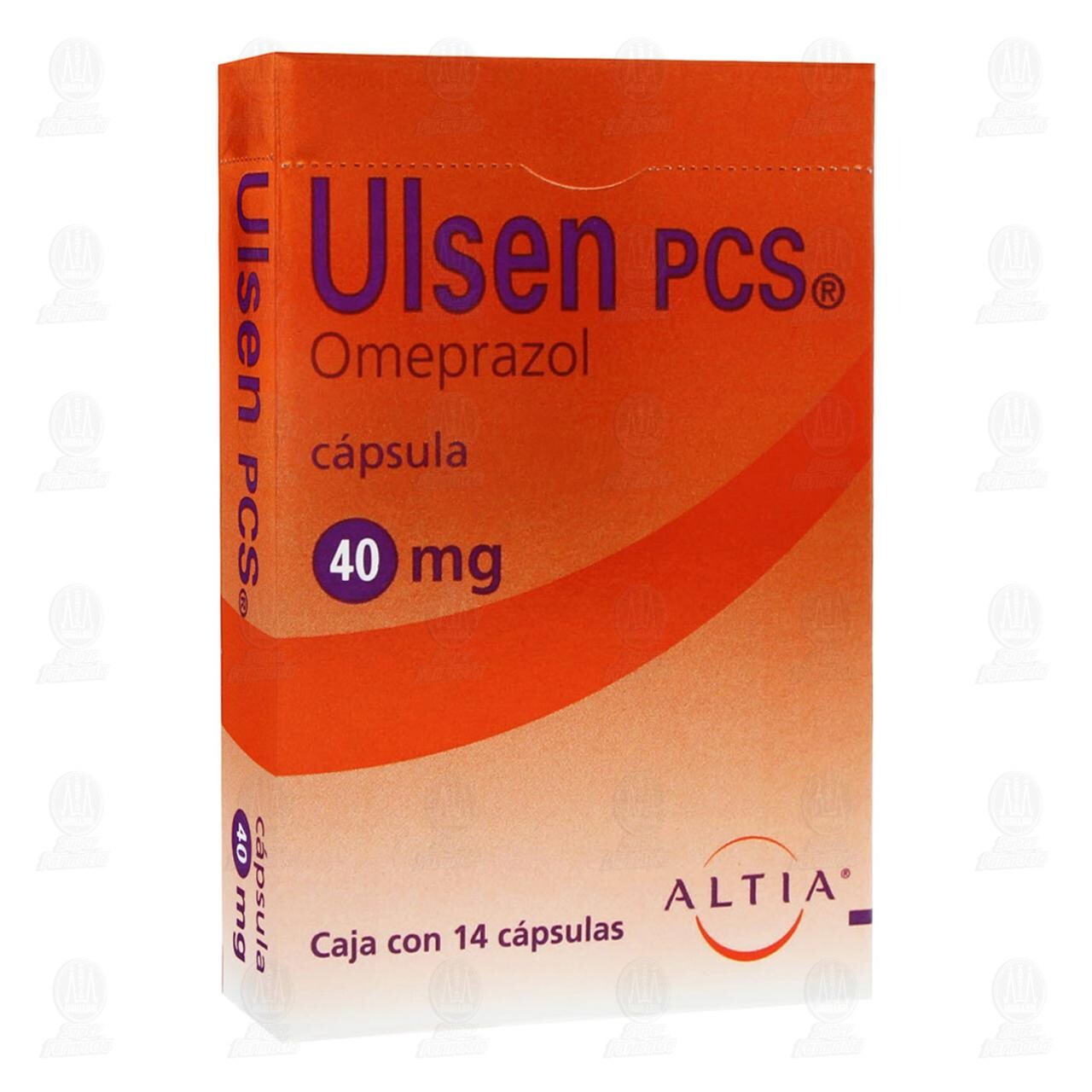 Ulsen PCS 40 mg, 14 C&aacute;psulas.