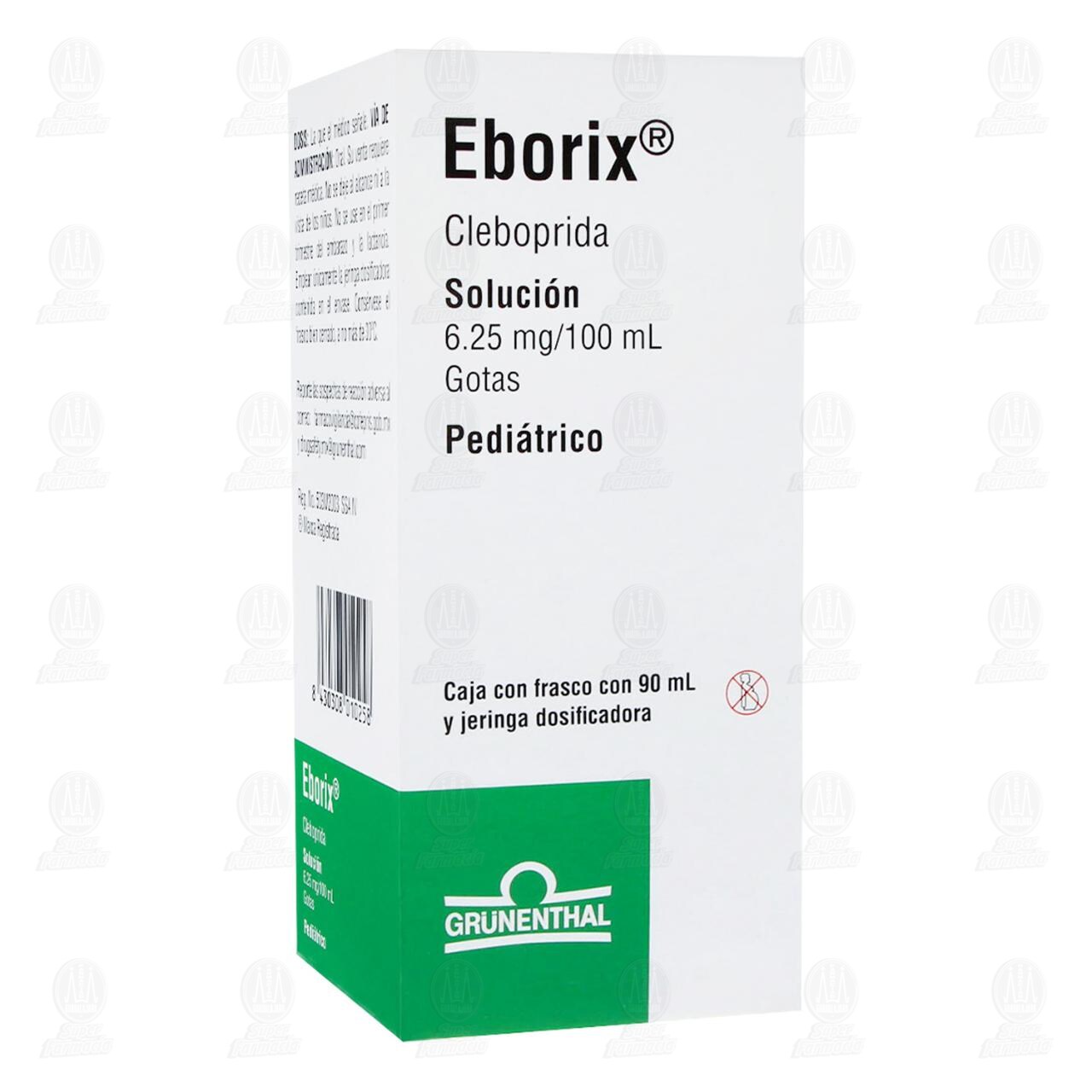 Eborix Pedi&aacute;trico, 90 ml Soluci&oacute;n Gotas. image number 0