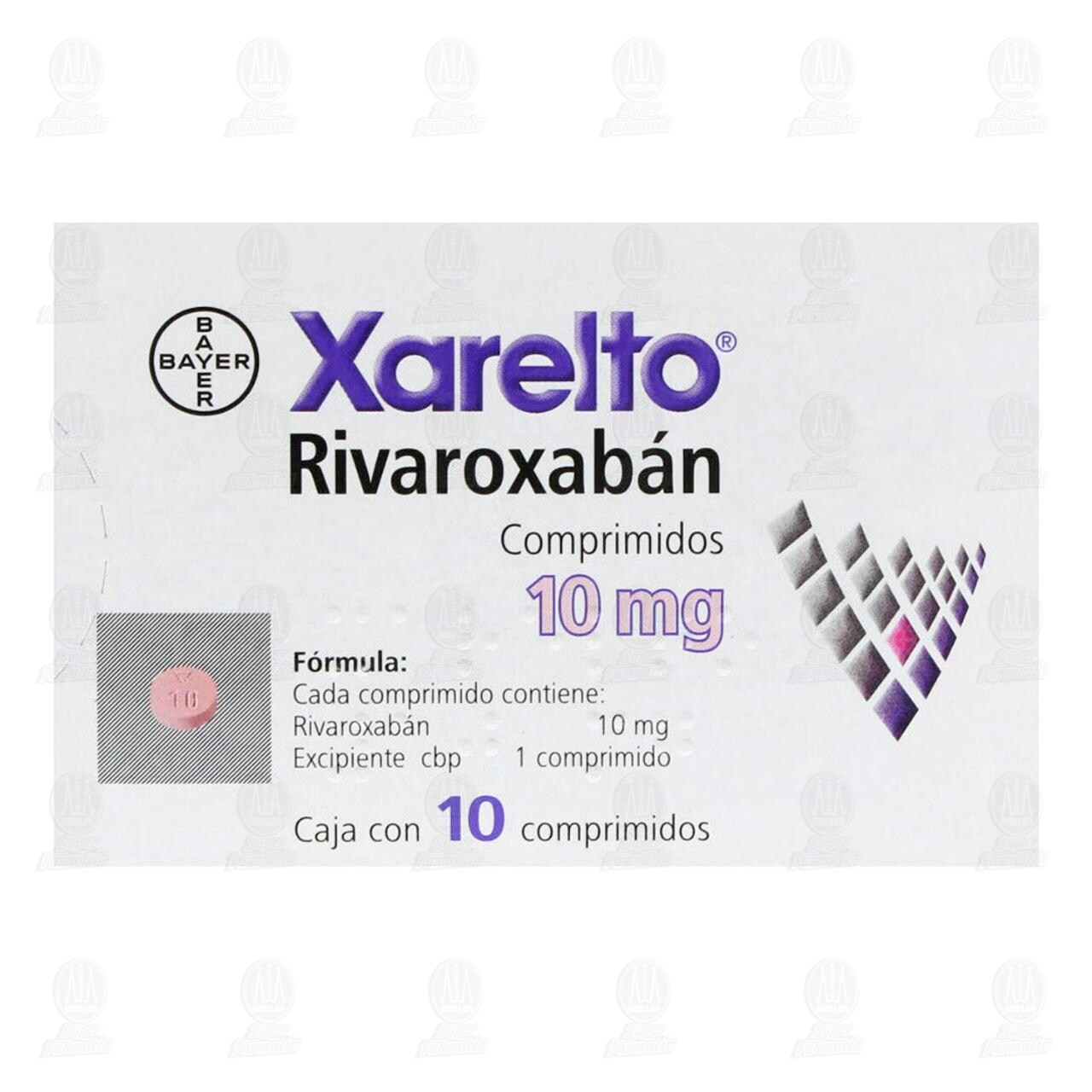 Xarelto 10 mg, 10 Comprimidos. image number 2