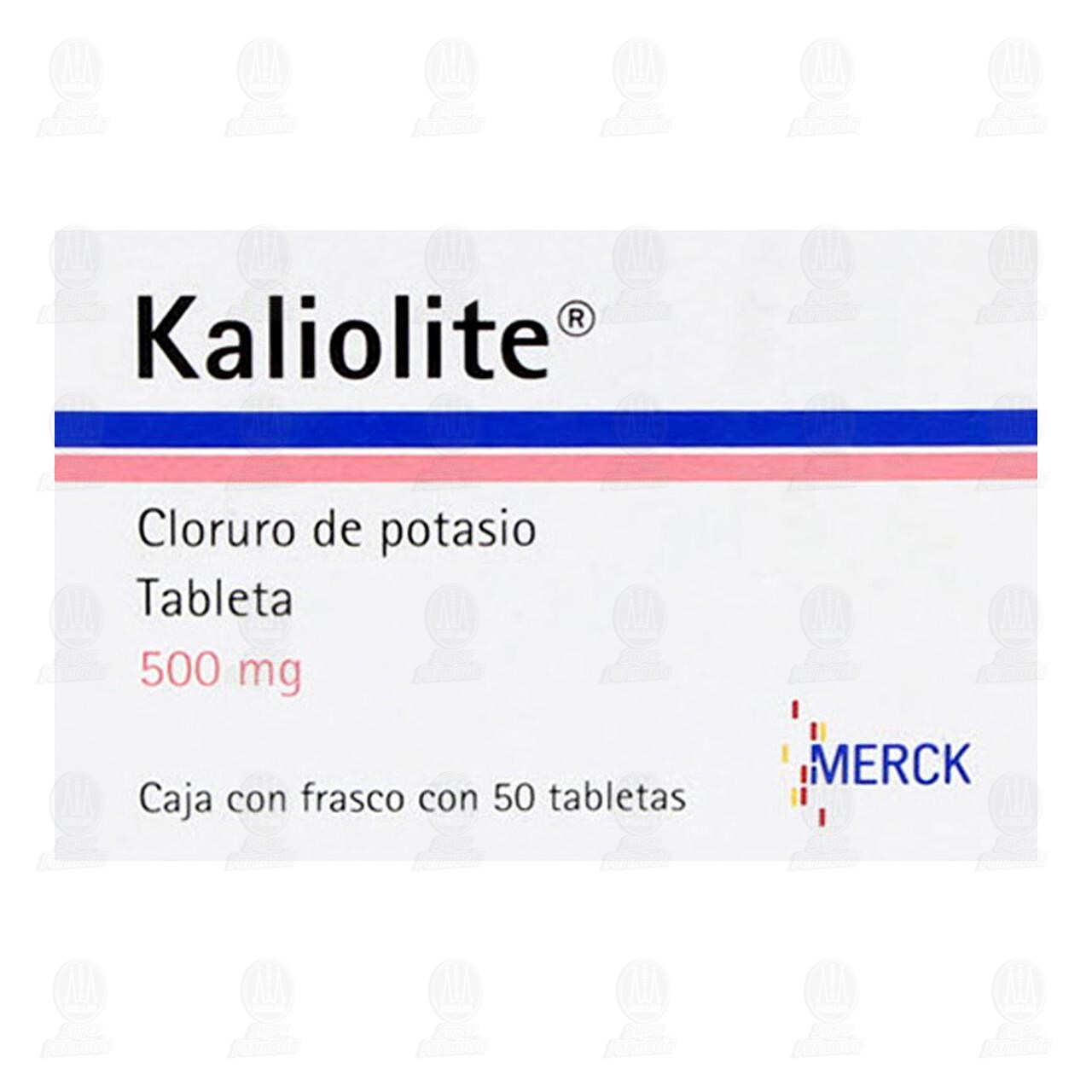 Kaliolite 500 mg, 50 Tabletas. image number 1