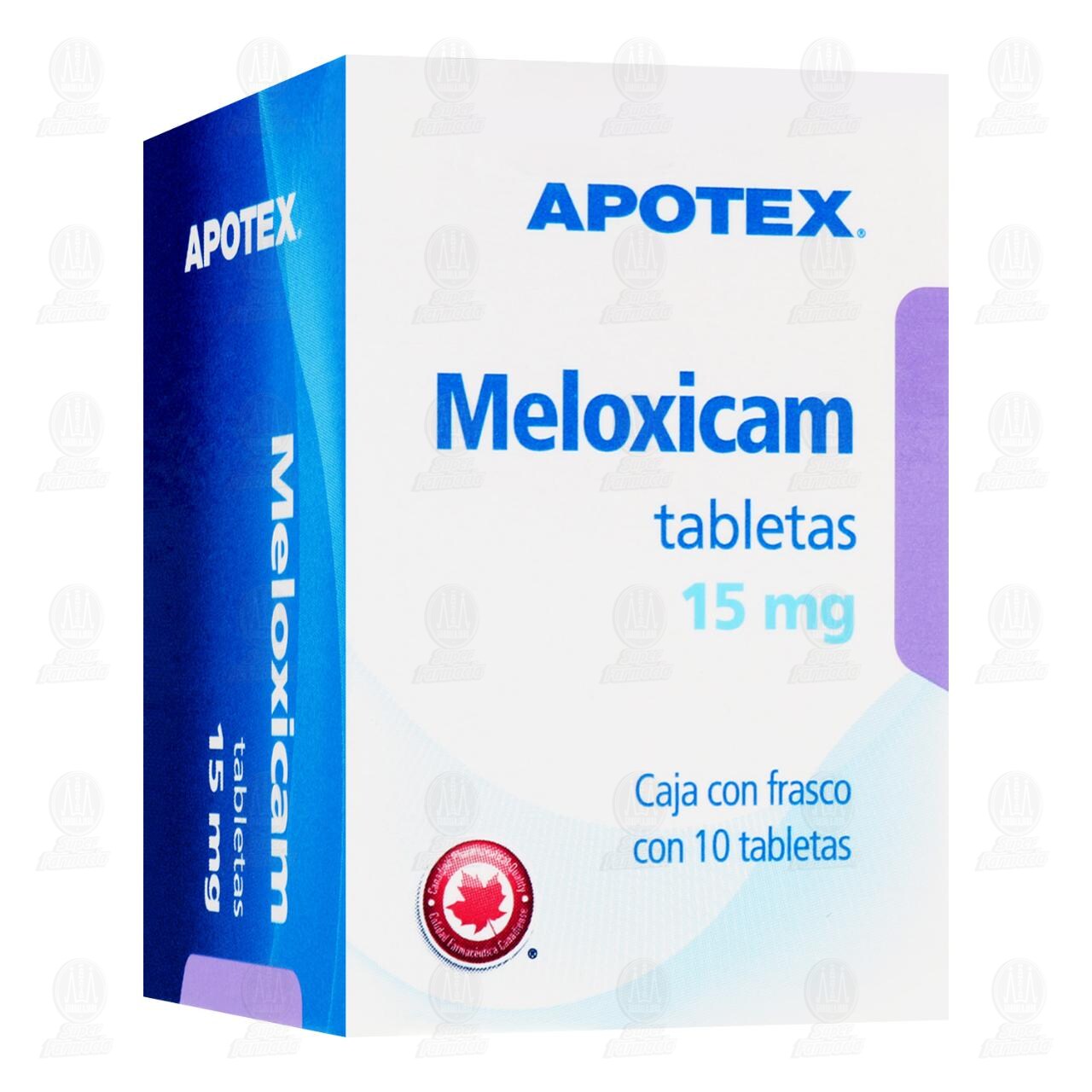 Meloxicam 15 mg, 10 Tabletas. image number 0