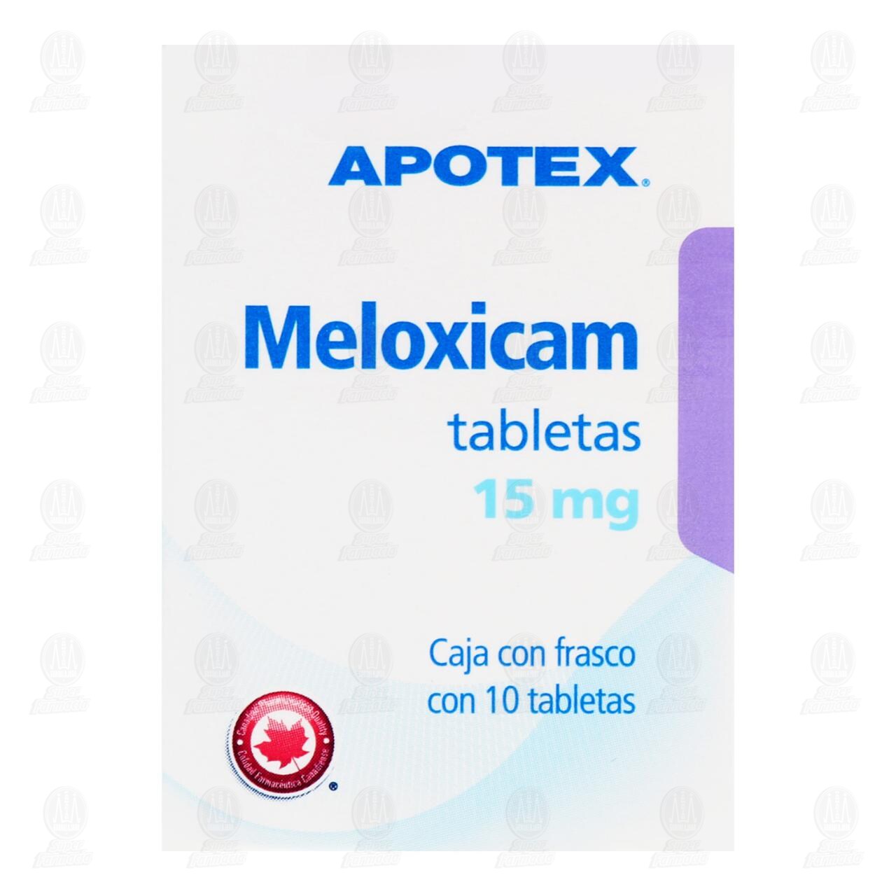 Meloxicam 15 mg, 10 Tabletas. image number 1