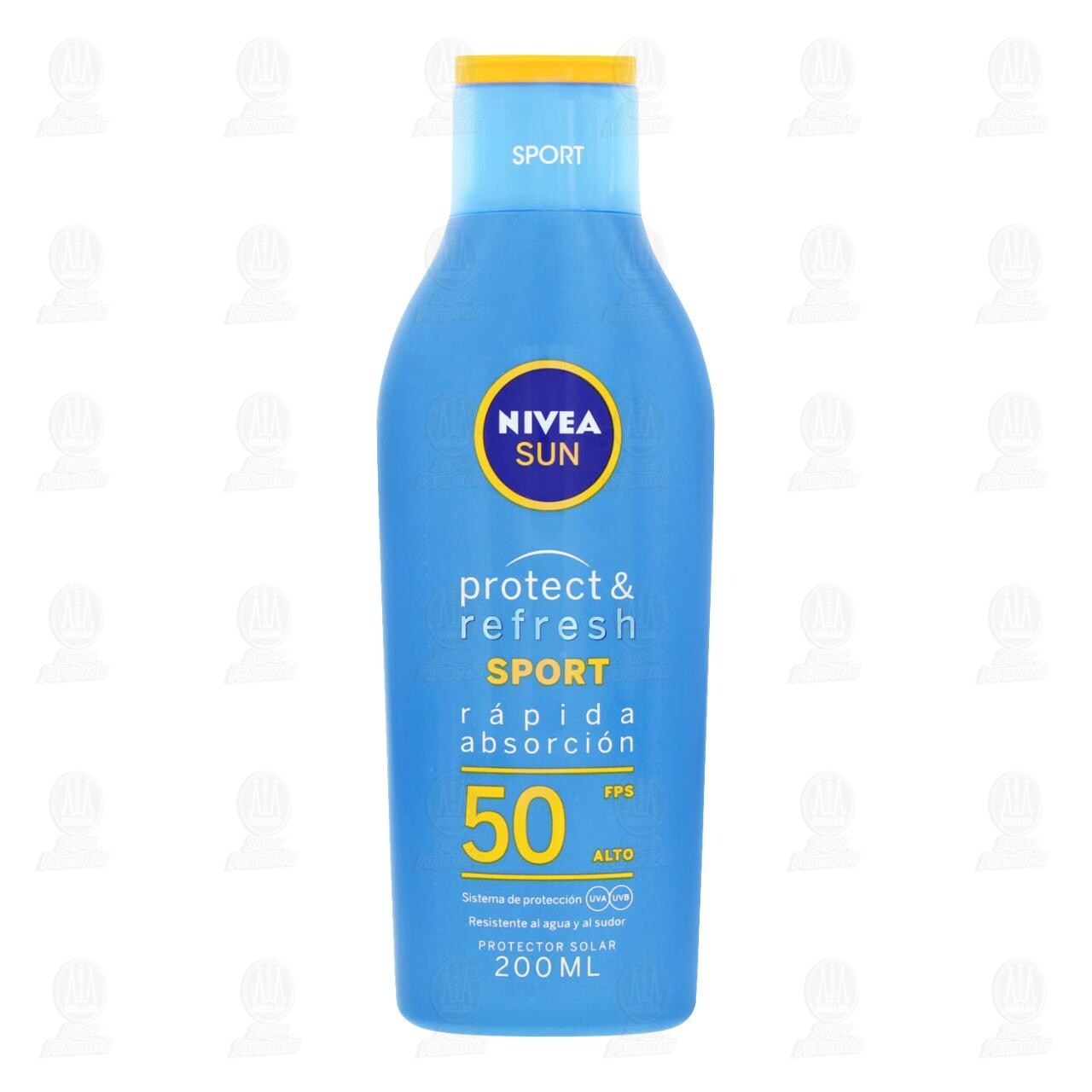 Protector Solar Nivea Sun Protección & Refresh Sport FPS50, 200 ml. image number 1