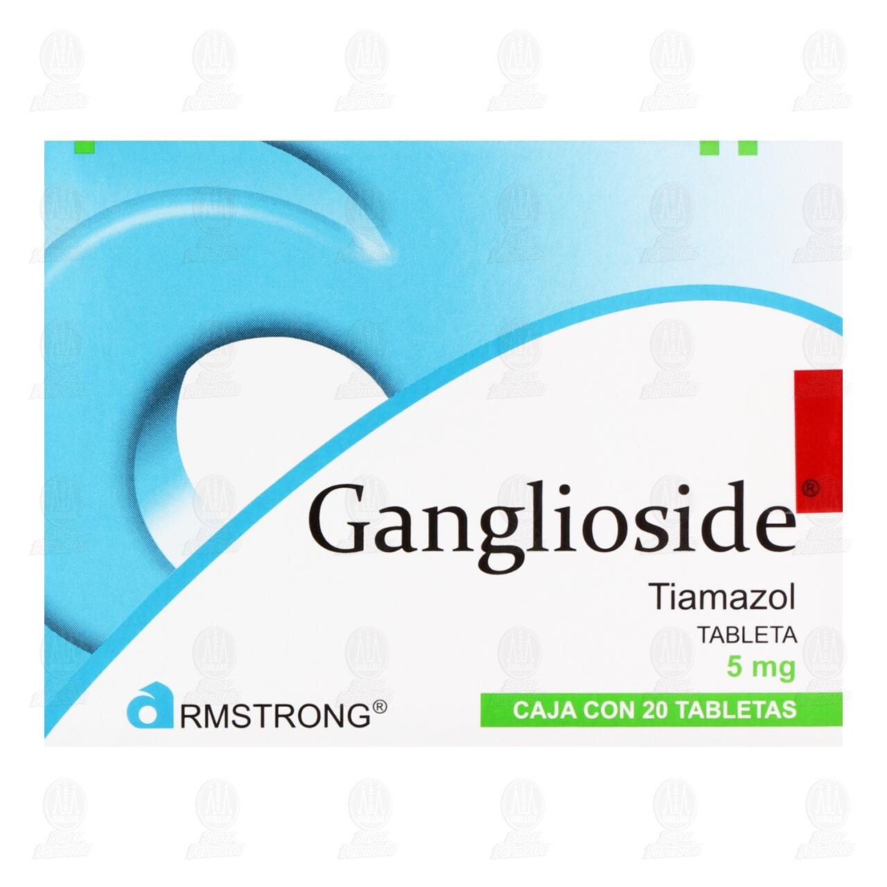Ganglioside 5 mg, 20 Tabletas. image number 1