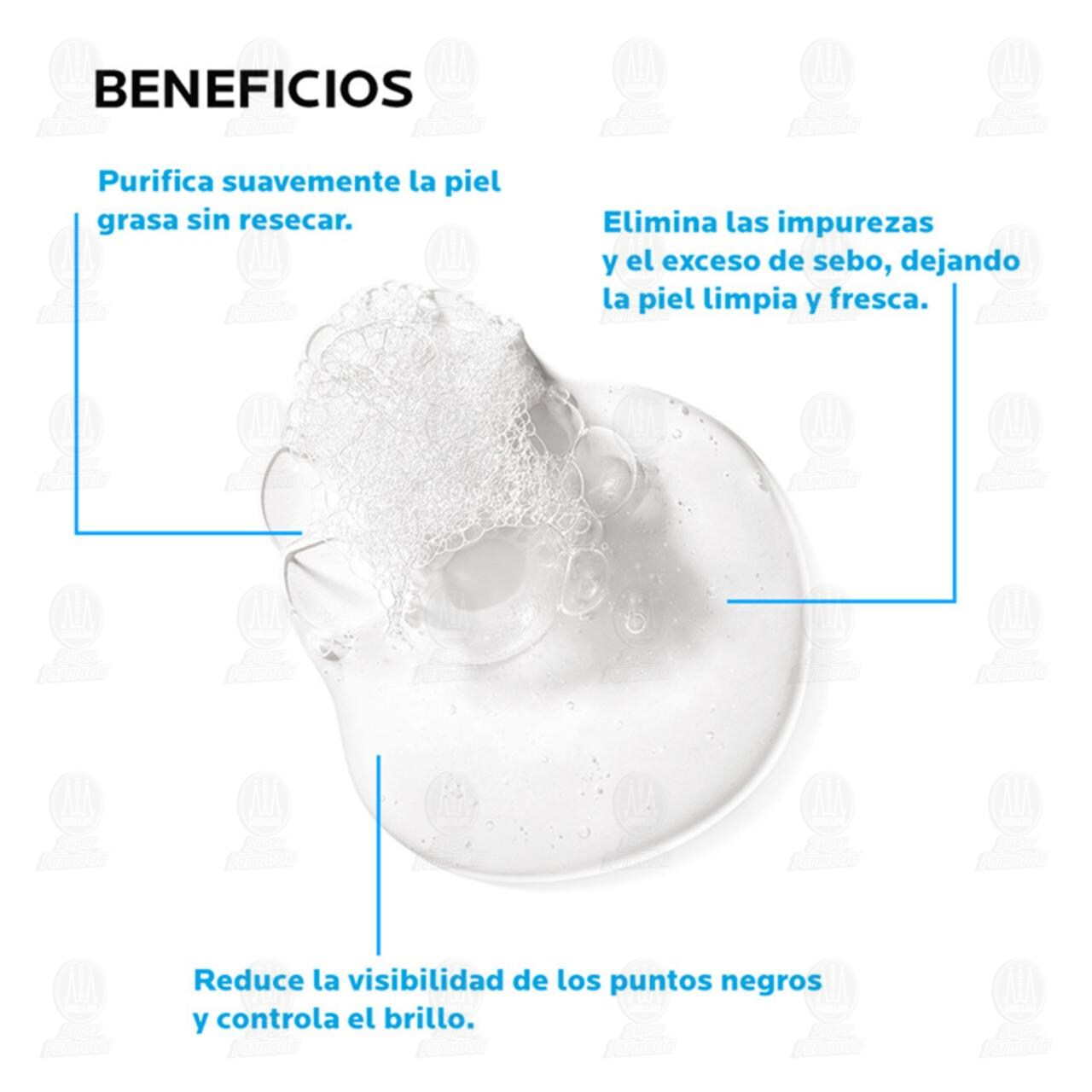 La Roche Posay Effaclar Limpiador Facial Gel Purificante Para Piel Mixta a Grasa, 200 ml. image number 2