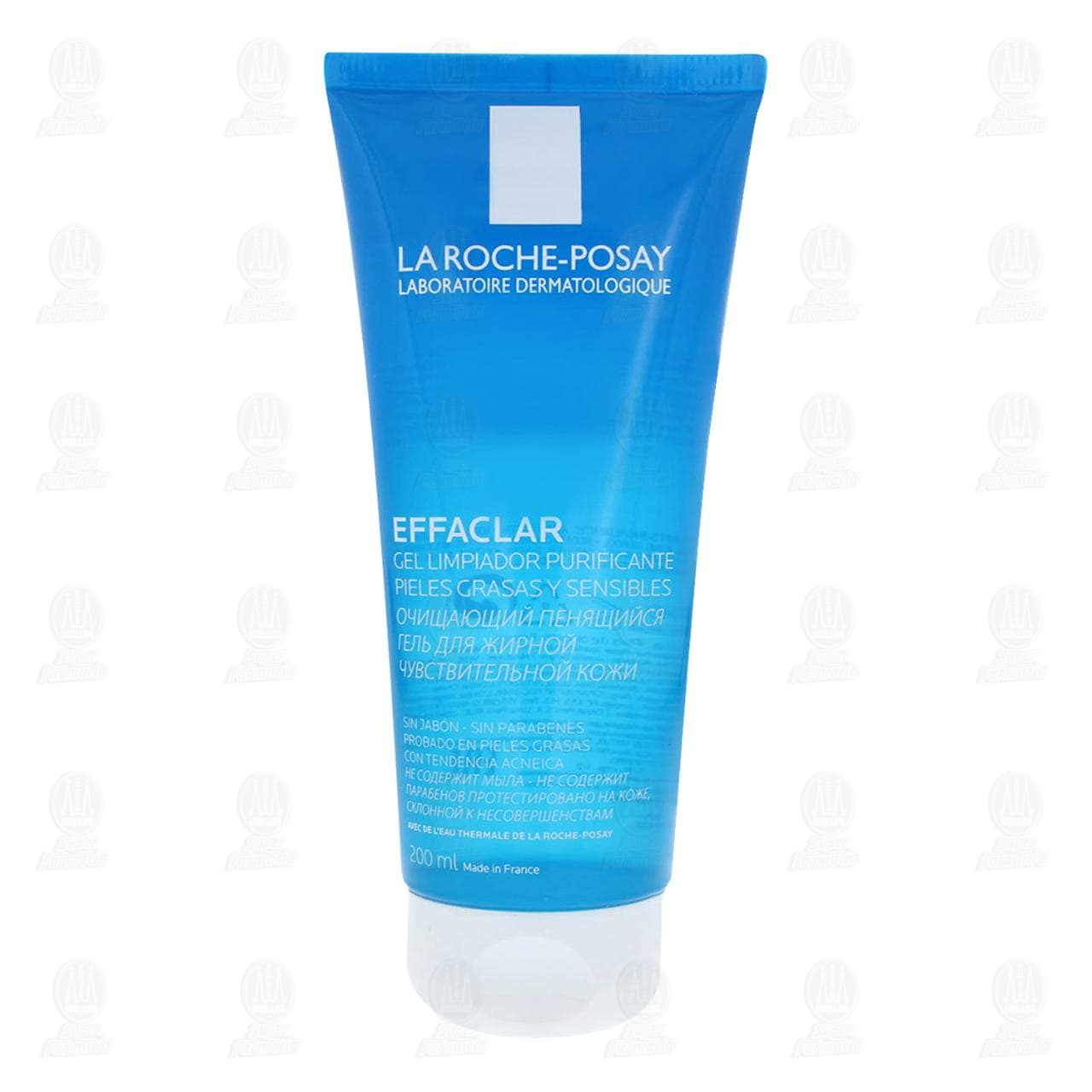 La Roche Posay Effaclar Limpiador Facial Gel Purificante Para Piel Mixta a Grasa, 200 ml.
