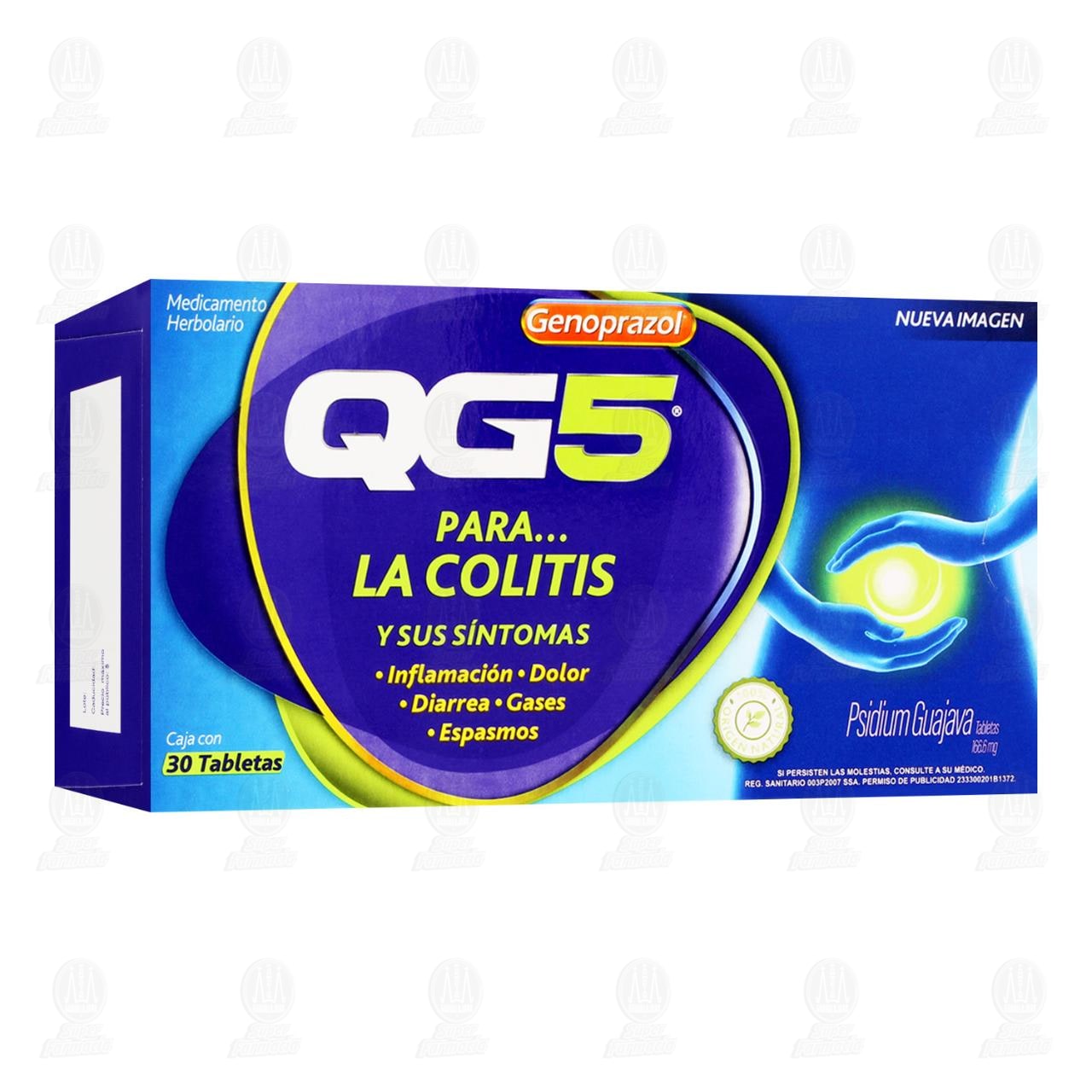 QG5 166.6 mg, 30 Tabletas. image number 0