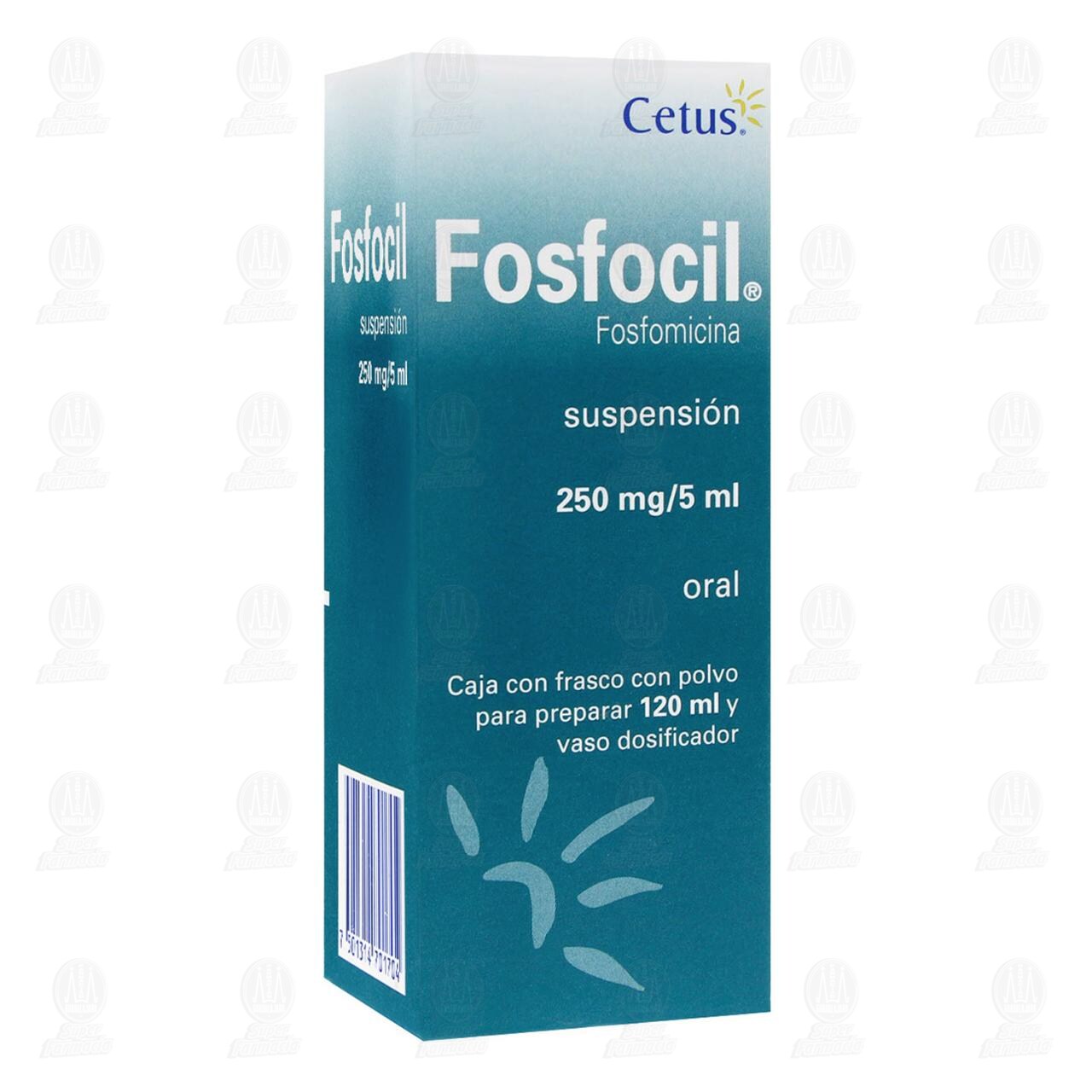Fosfocil Suspensi&oacute;n 250mg/5ml, 120 ml. image number 0