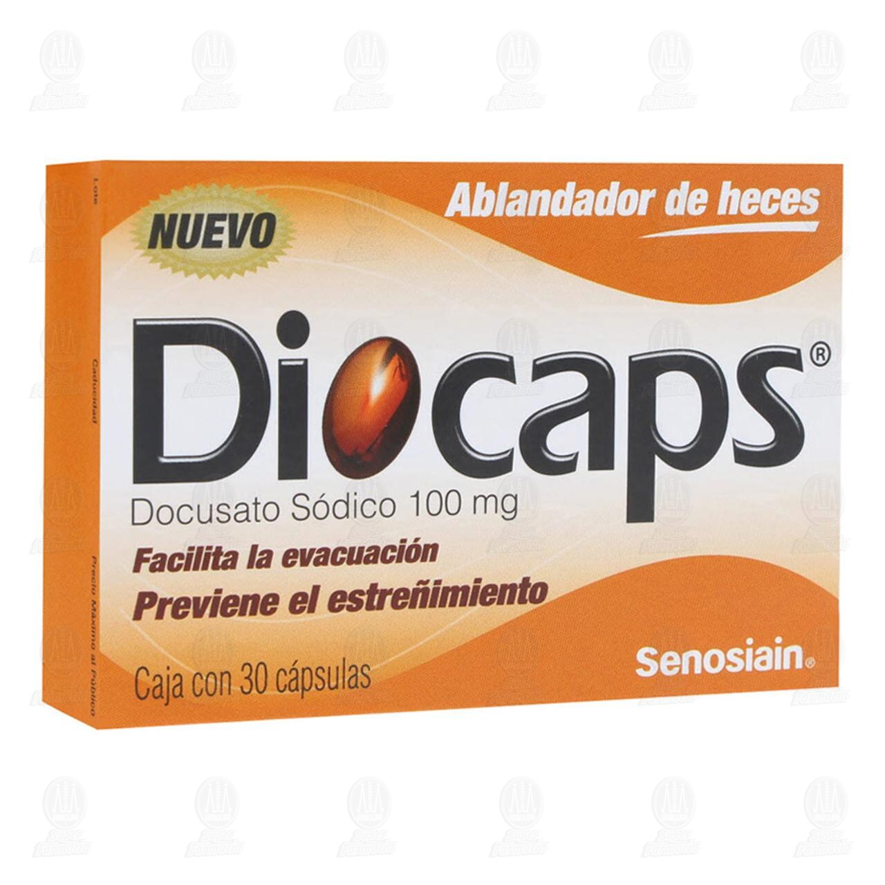 Diocaps 100 mg, 30 C&aacute;psulas. image number 0