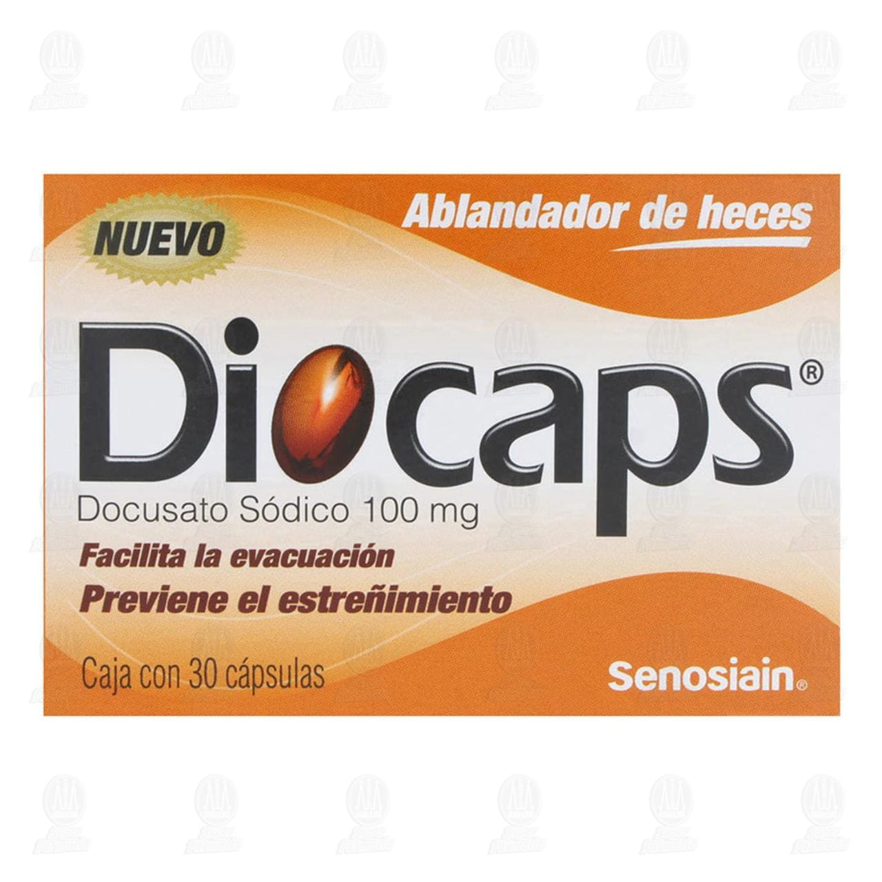 Diocaps 100 mg, 30 C&aacute;psulas. image number 1