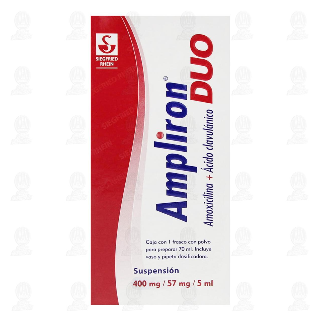 Ampliron Duo Suspensi&oacute;n 400mg/57mg/5ml, 70 ml. image number 1