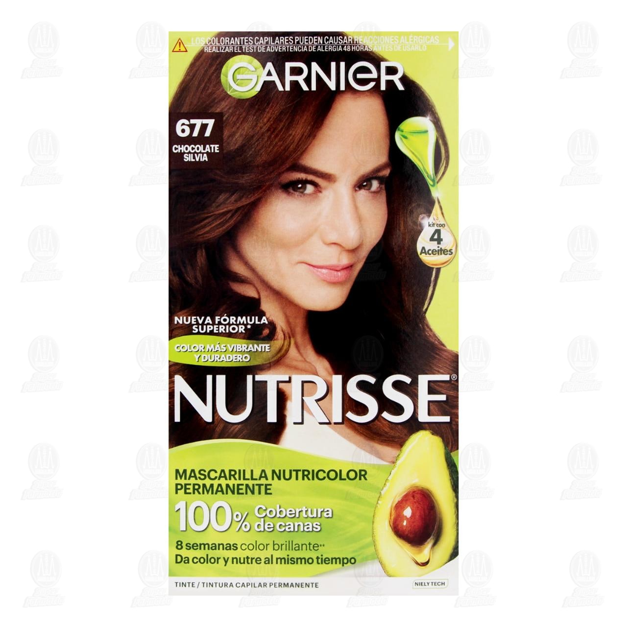 Tinte Garnier Nutrisse Color Chocolate Silvia (677), 1 pz. image number 1