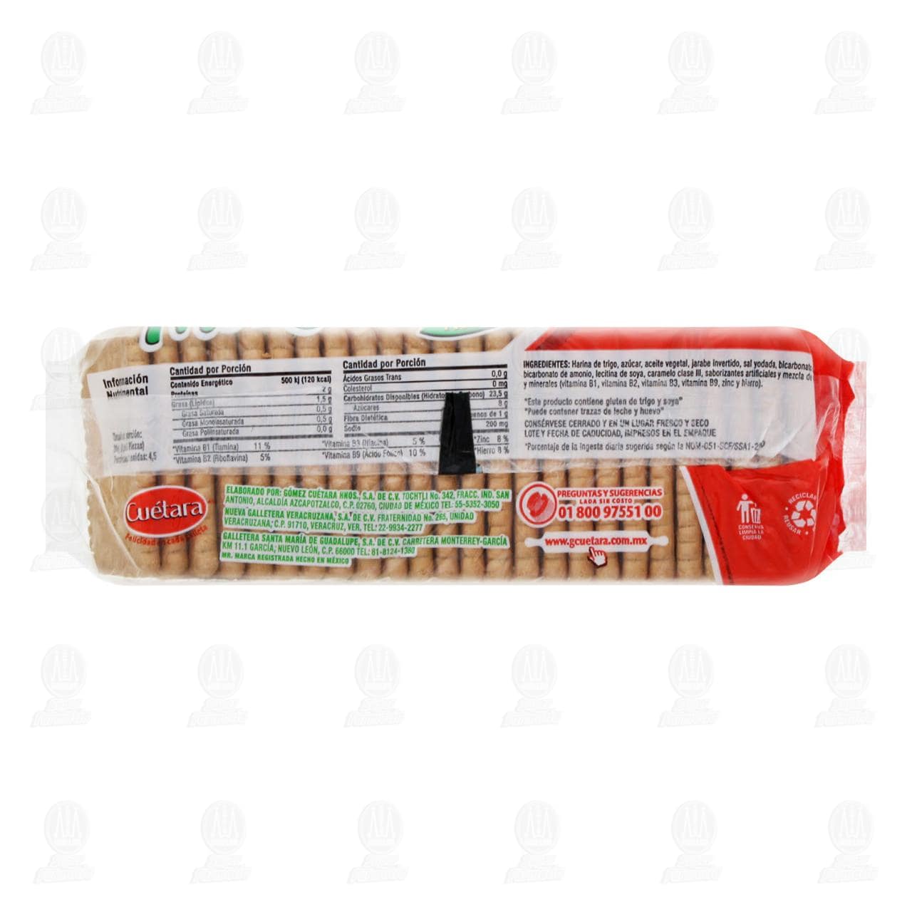 Galletas Cu&eacute;tara Mexicanas, 135 gr. image number 1