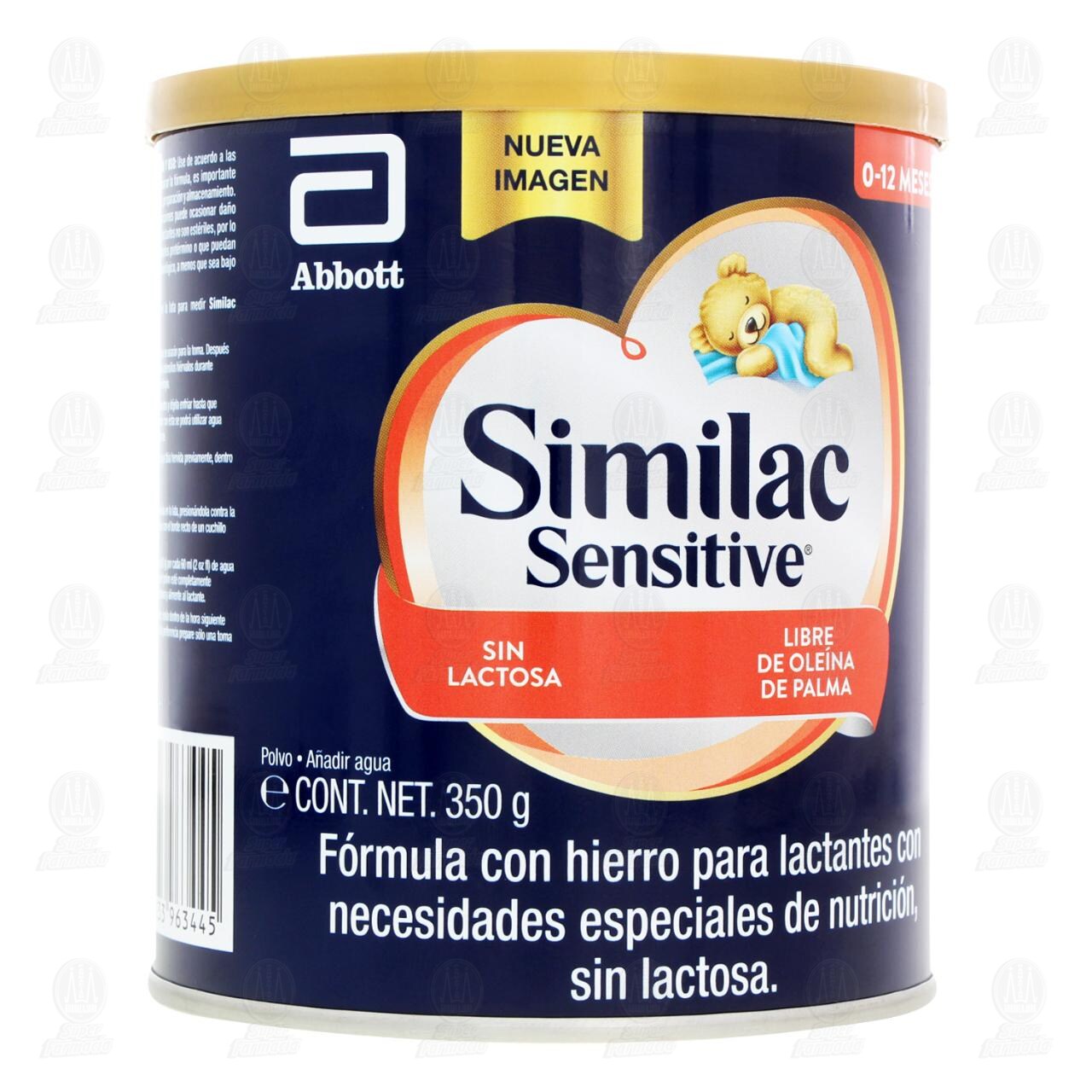 F&oacute;rmula Infantil Similac Sensitive con Hierro Sin Lactosa para Lactantes (0-12 Meses), 350 gr. image number 0