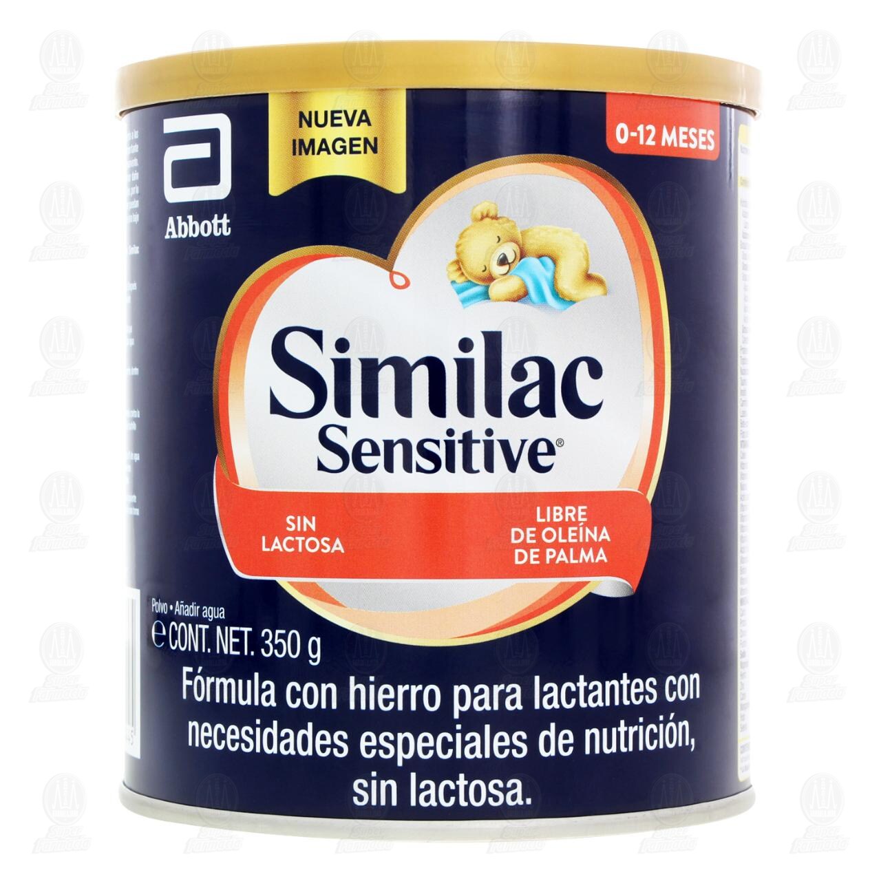 F&oacute;rmula Infantil Similac Sensitive con Hierro Sin Lactosa para Lactantes (0-12 Meses), 350 gr. image number 1