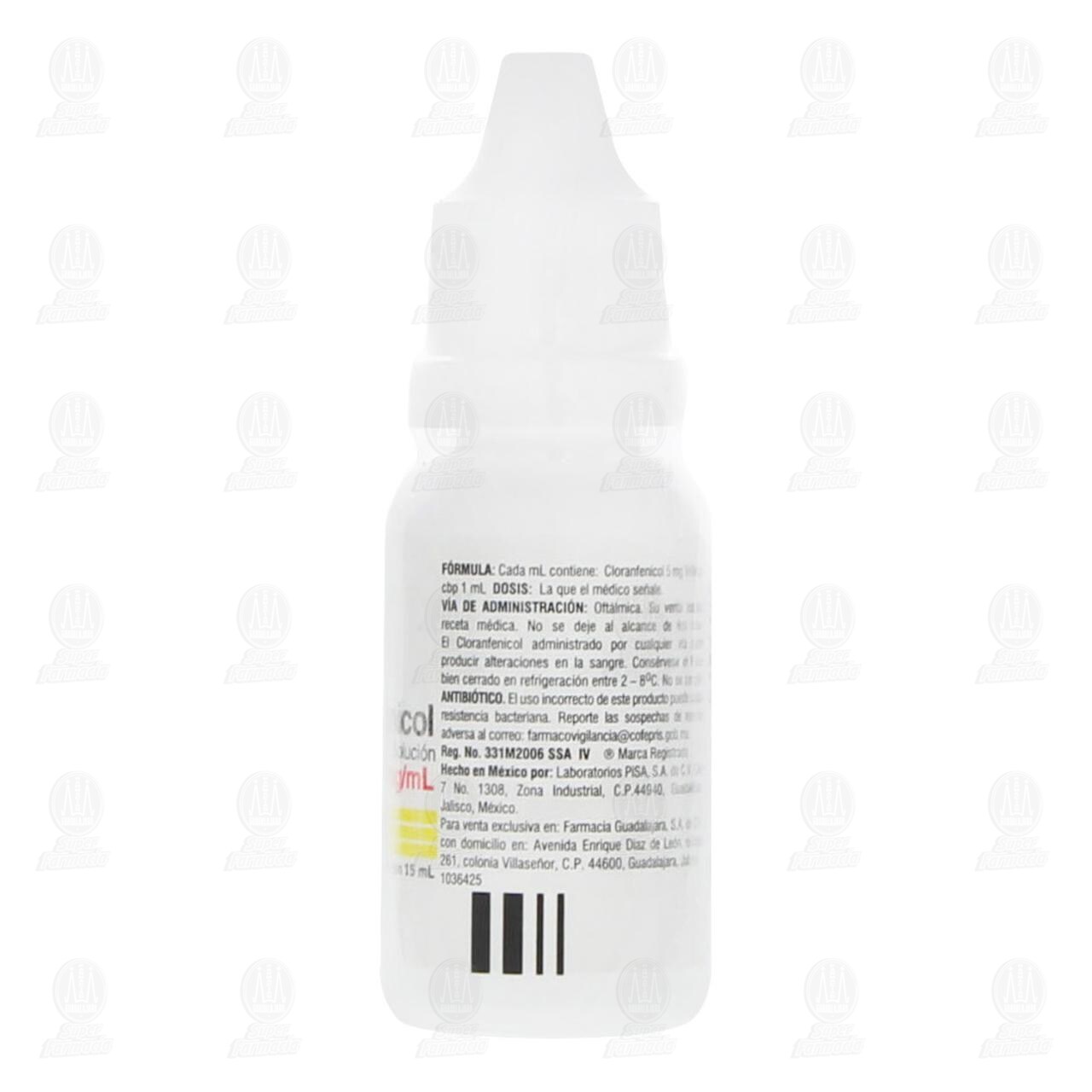 Cloranfenicol 5mg Gotas, 15 ml Pharmalife. de PHARMALIFE | Farmacias ...