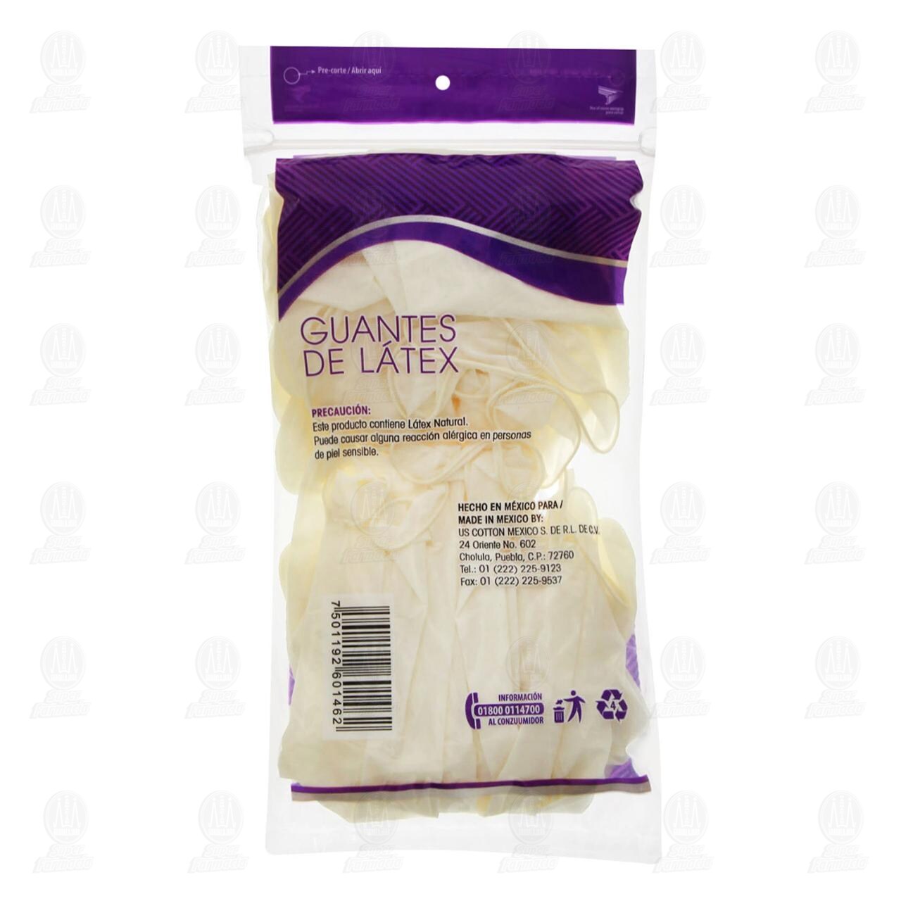 Guante de L&aacute;tex Dalux Mediano, 10 pzas. image number 1