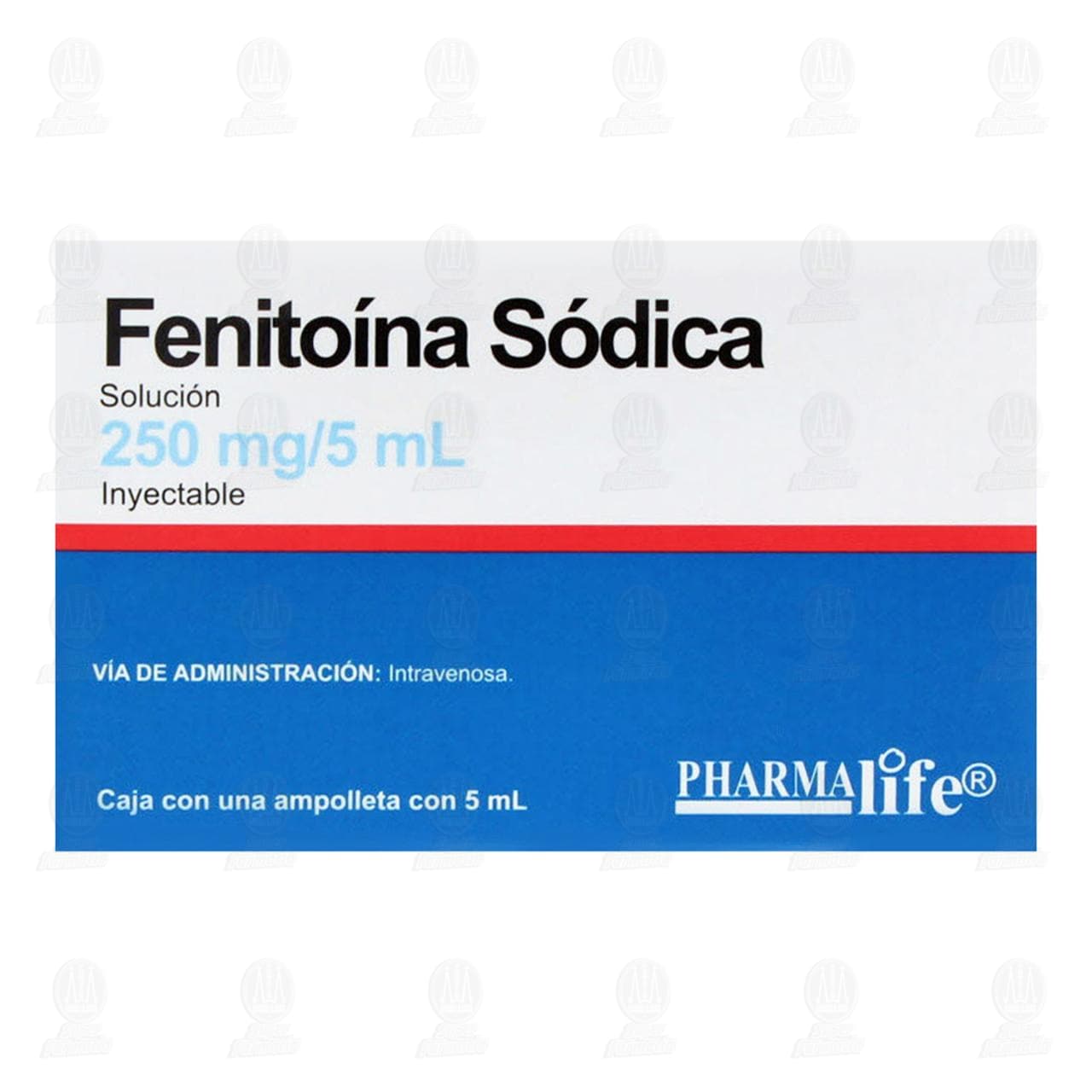 Fenito&iacute;na S&oacute;dica 250mg/5ml, 1 Ampolleta Pharmalife. image number 1
