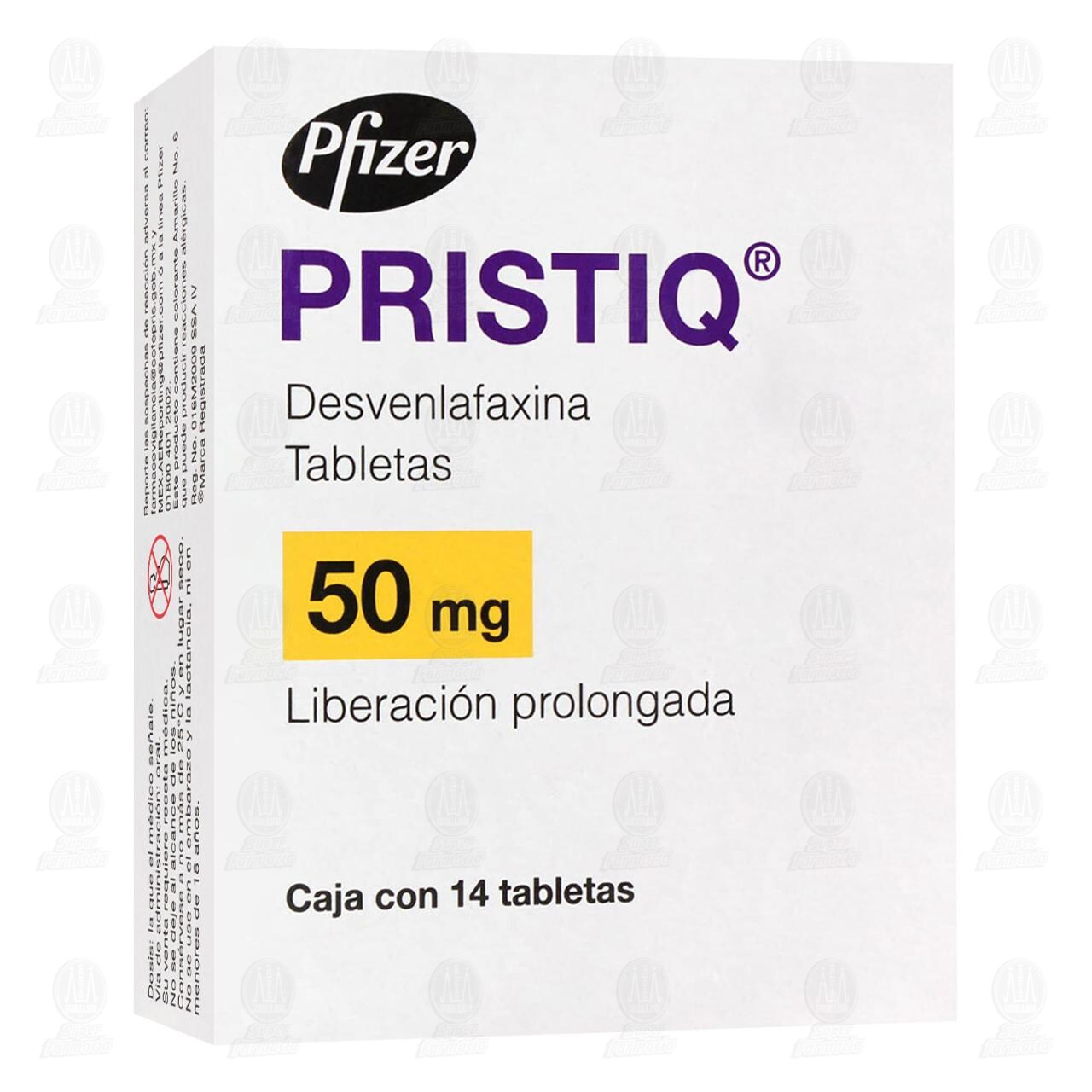 Pristiq 50 mg, 14 Tabletas. image number 0