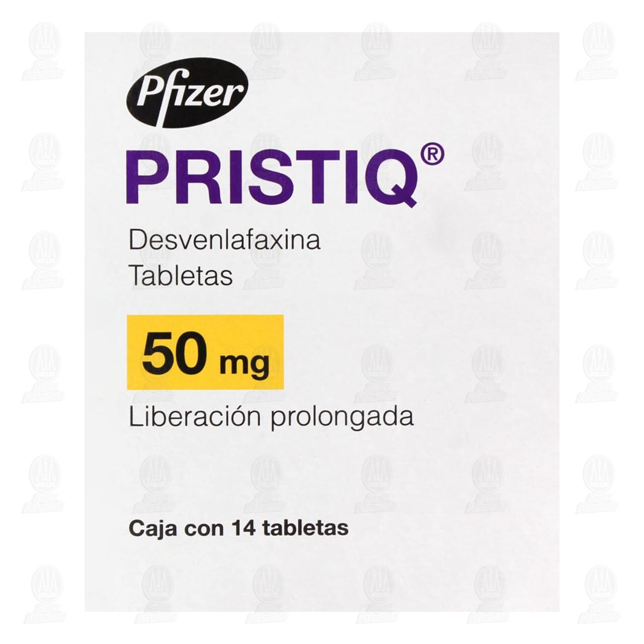 Pristiq 50 mg, 14 Tabletas. image number 1
