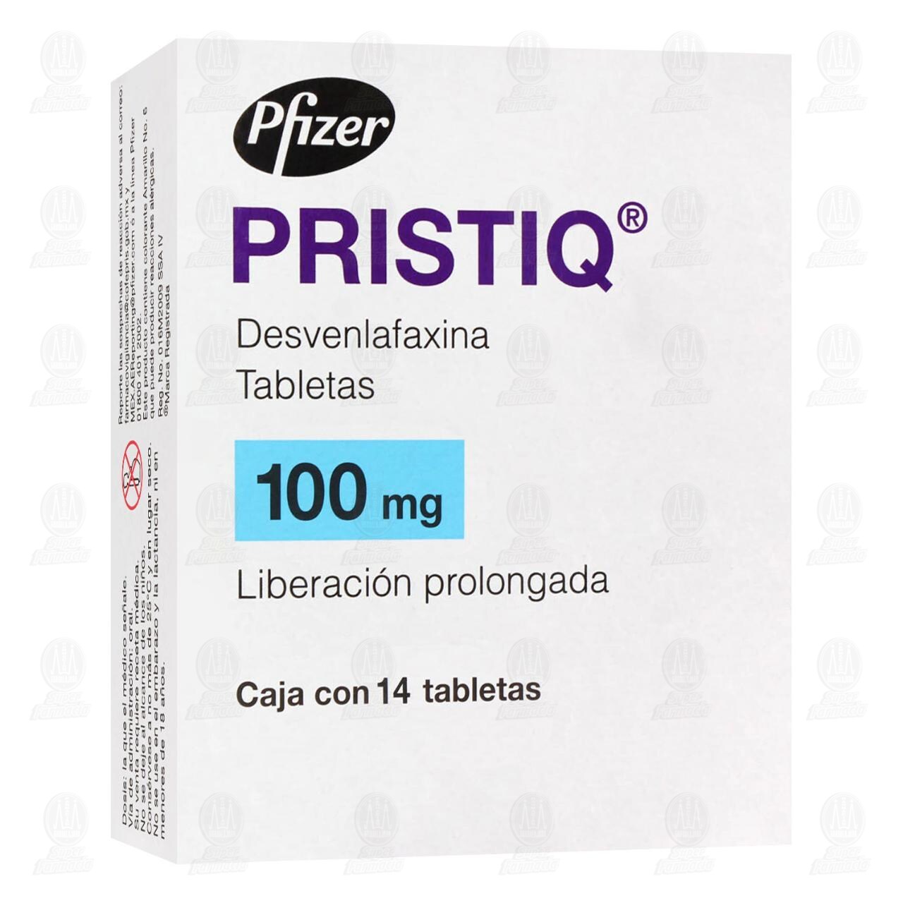 Pristiq 100 mg, 14 Tabletas Liberaci&oacute;n Prolongada. image number 0