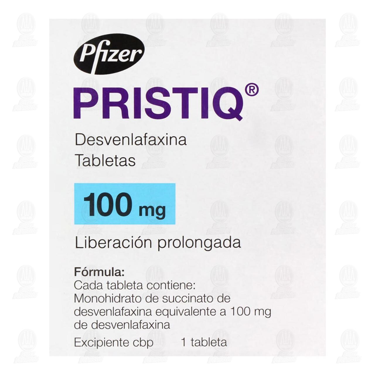 Pristiq 100 mg, 14 Tabletas Liberaci&oacute;n Prolongada. image number 2