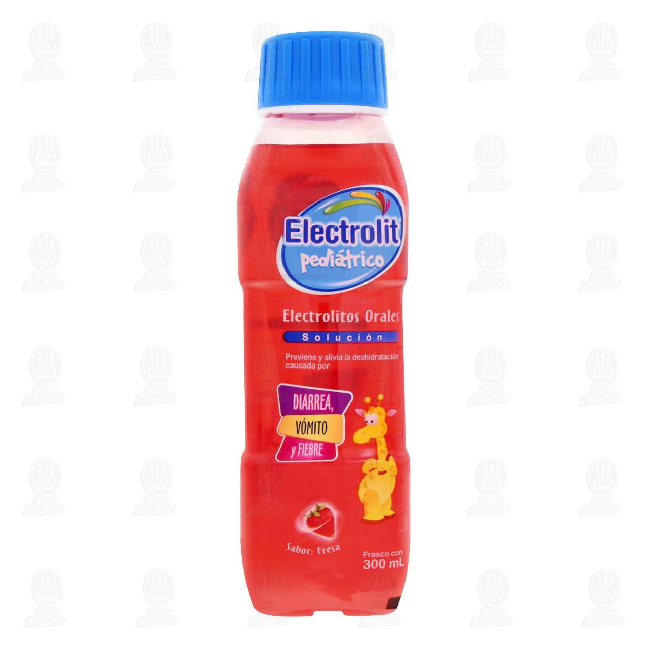 Electrolitos Orales Electrolit Pediátrico Sabor Fresa, 300 ml. image number 1