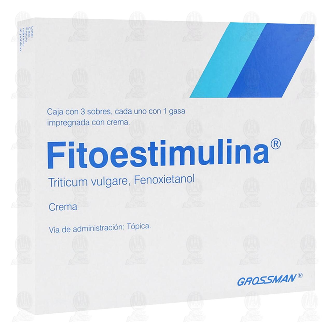 Fitoestimulina Crema, 3 Sobres con 1 Gasa c/u. image number 0