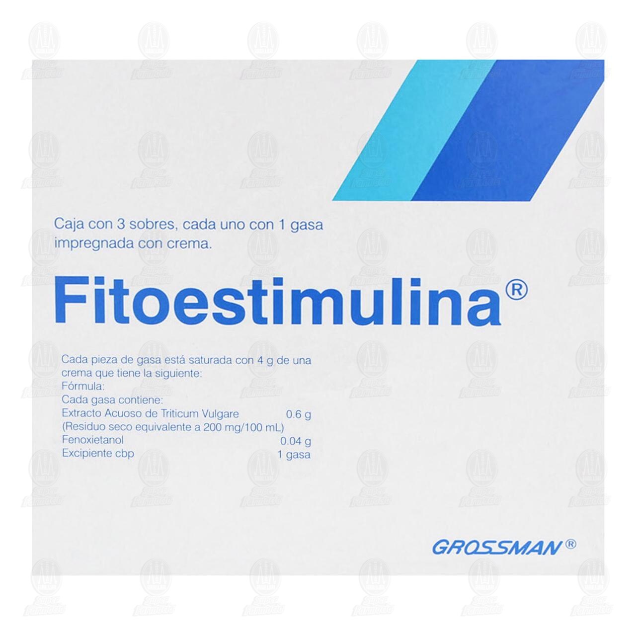 Fitoestimulina Crema, 3 Sobres con 1 Gasa c/u. image number 2