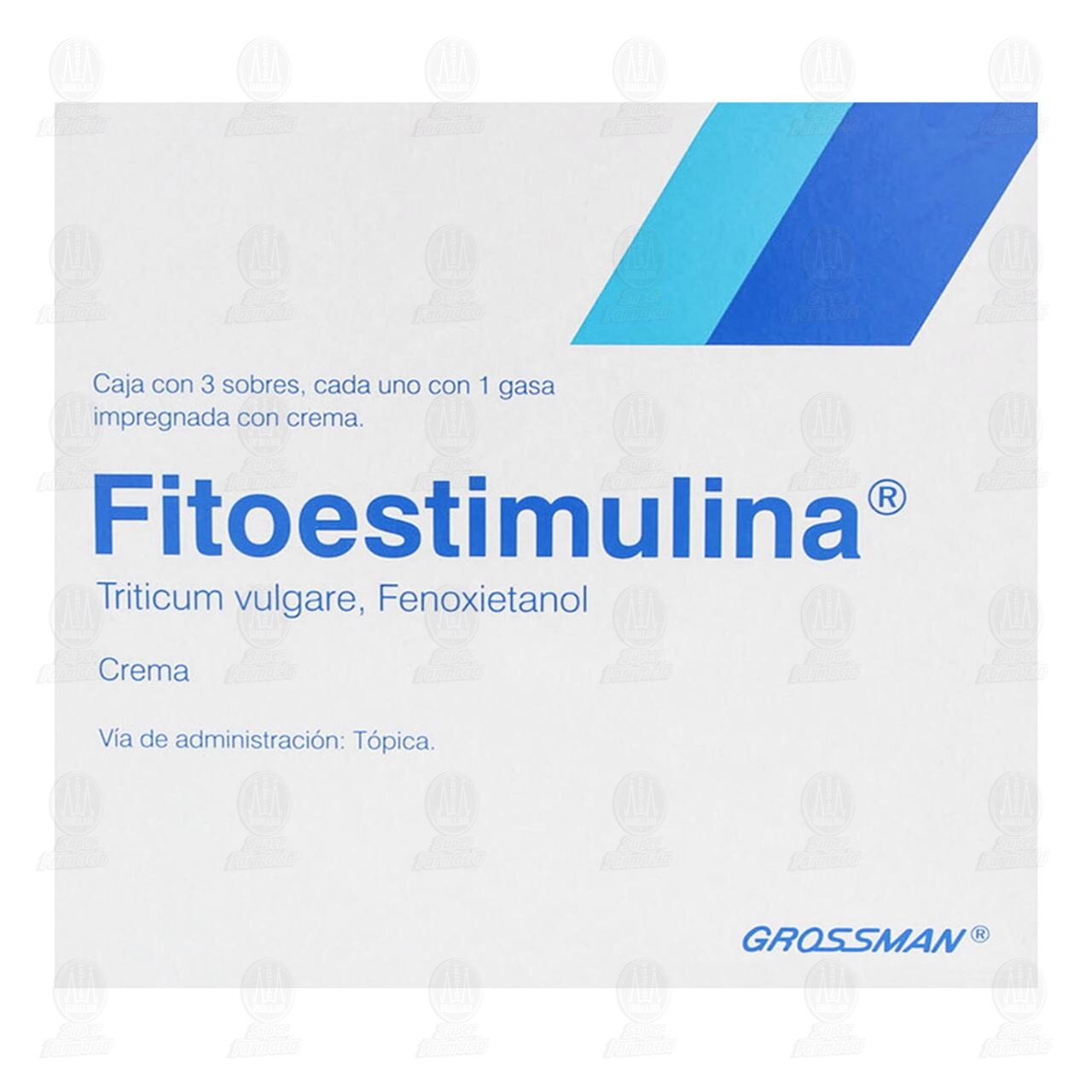 Fitoestimulina Crema, 3 Sobres con 1 Gasa c/u. image number 1