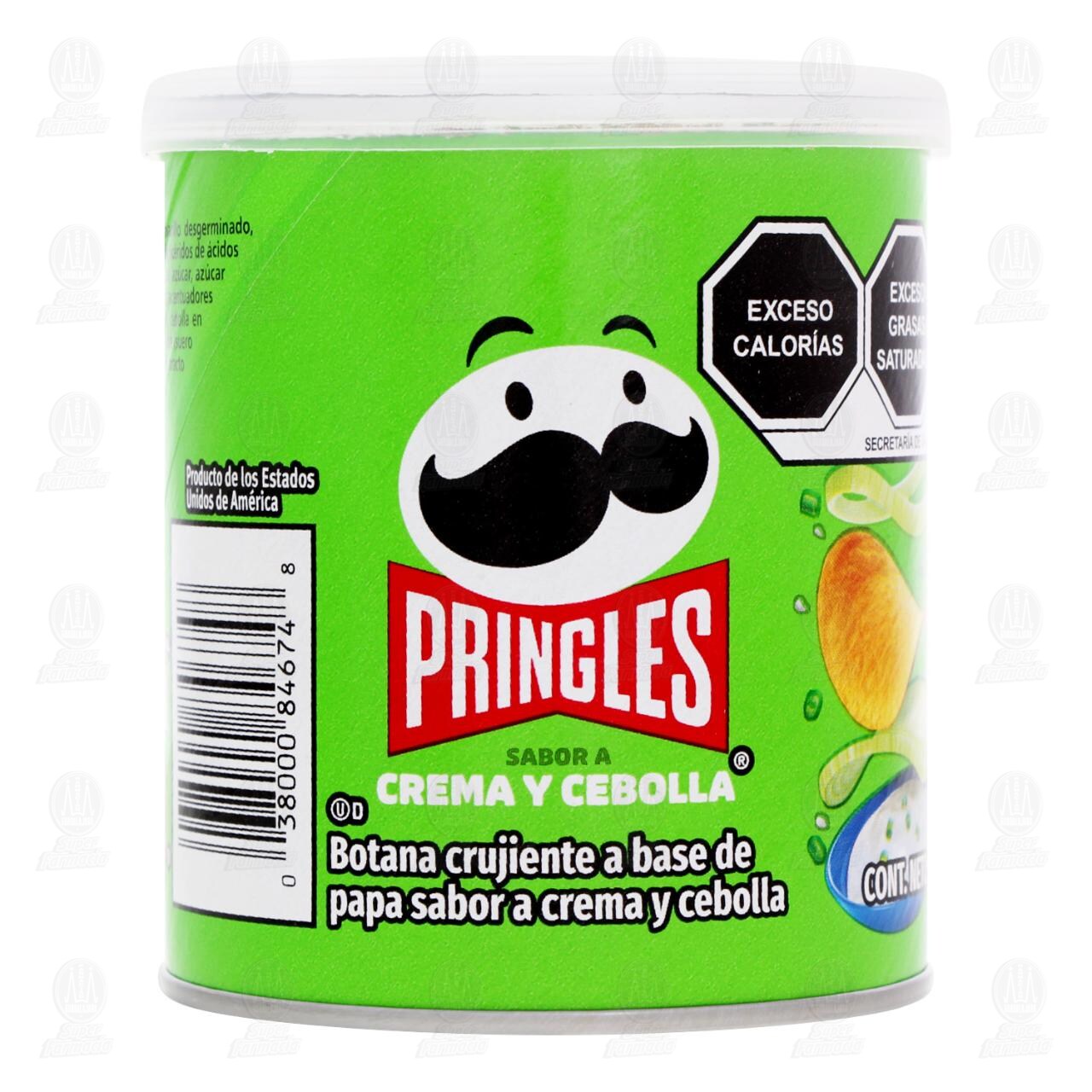 Papas Pringles Sabor a Crema y Cebolla, 40 gr. image number 1