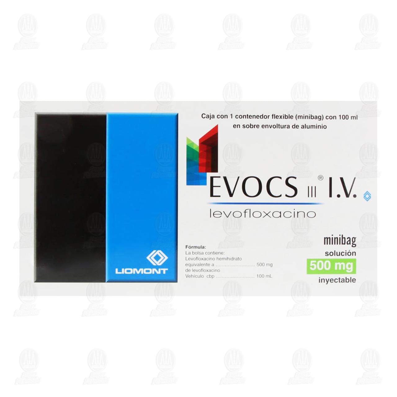 Evocs III 500 mg, Minibag Inyectable 100 ml. image number 1