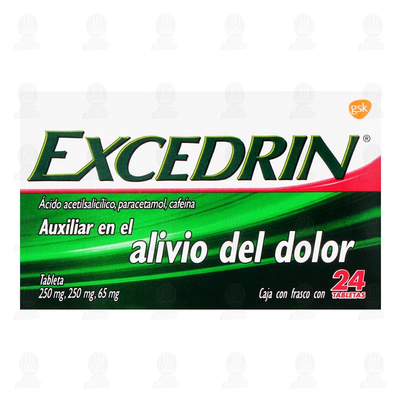 Excedrin Dolores Fuertes, 24 Tabletas. image number 1